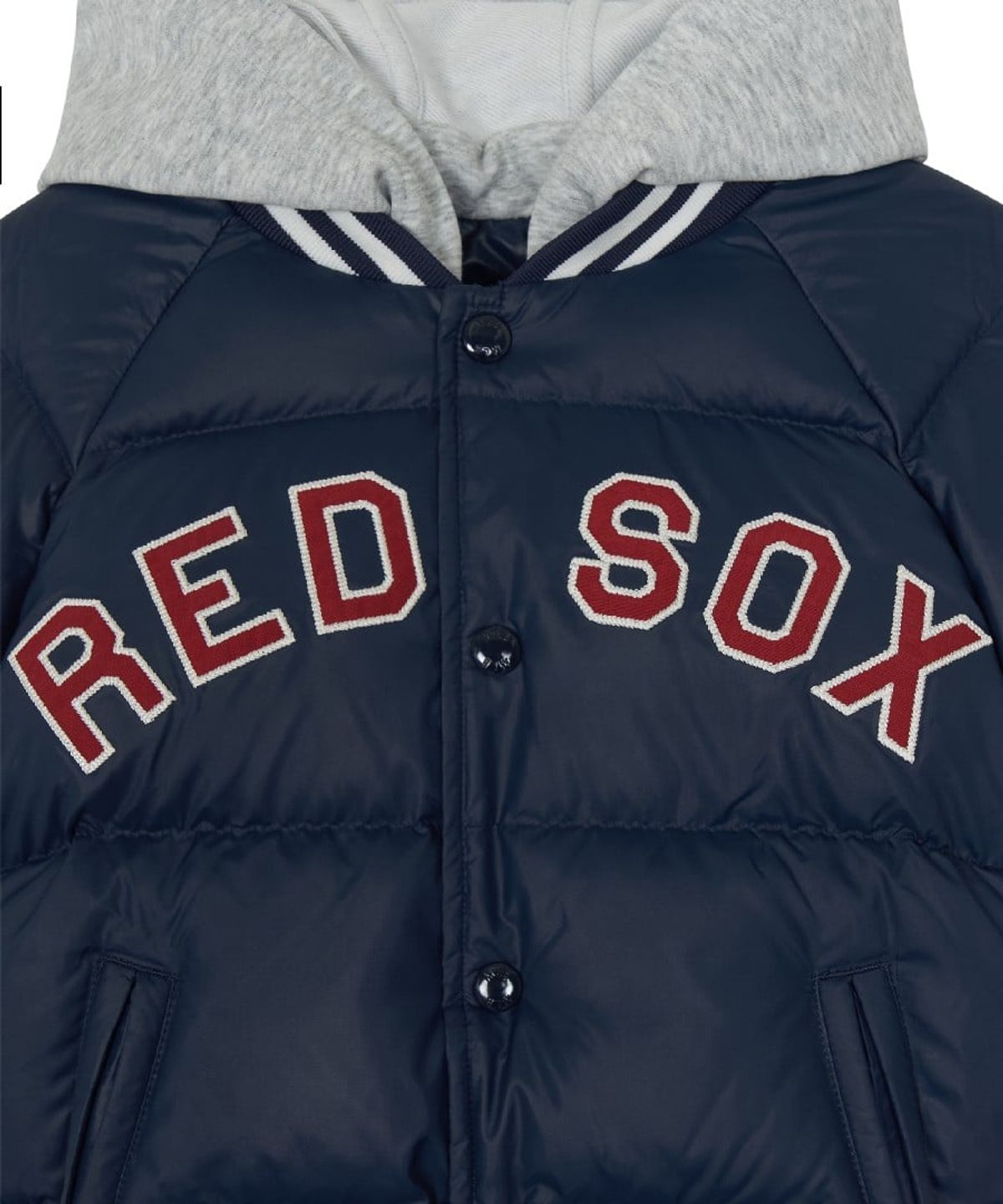 엠엘비 키즈(MLB KIDS) 스포티브 시그니처 유로피안덕 중경량 다운 BOS (Navy)