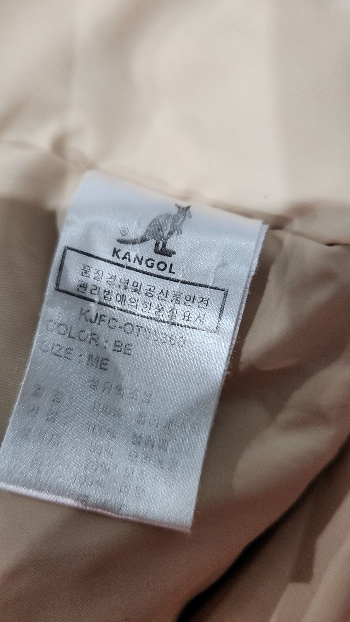 캉골(KANGOL) 하프 패딩/하프 헤비 아우터 M