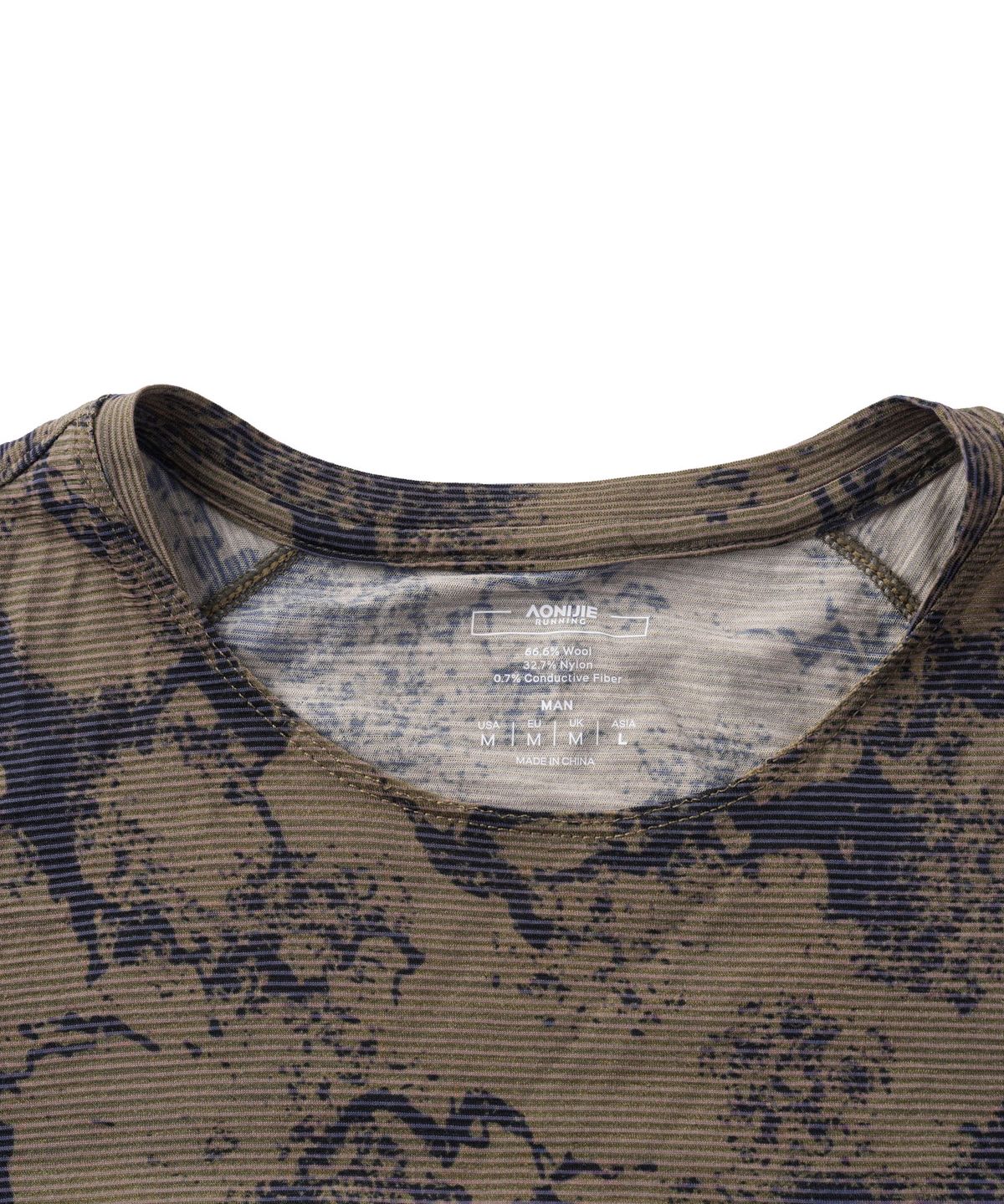 오니지(AONIJIE) 러닝 롱슬리브 메리노울 MT67 (Khaki Brown)