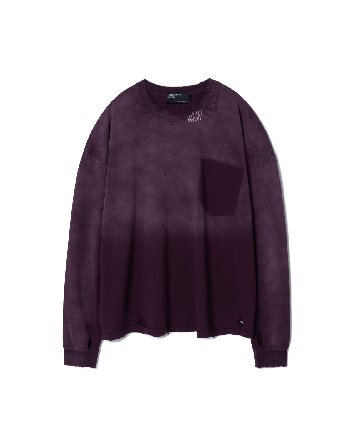 노드(NOD) None - Ghost pocket Long sleeve (Purple)