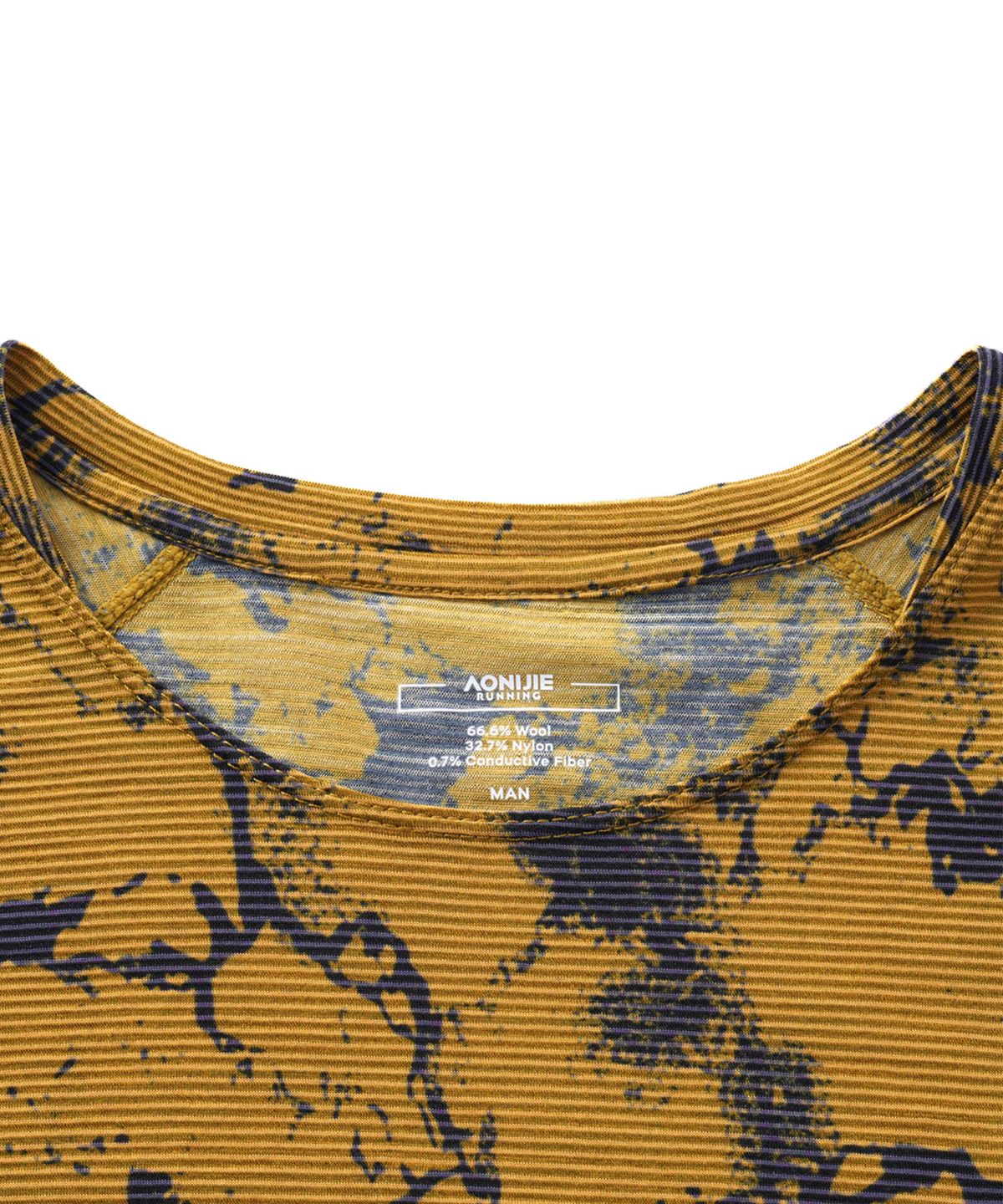 오니지(AONIJIE) 러닝 롱슬리브 메리노울 MT67 (Mustard)