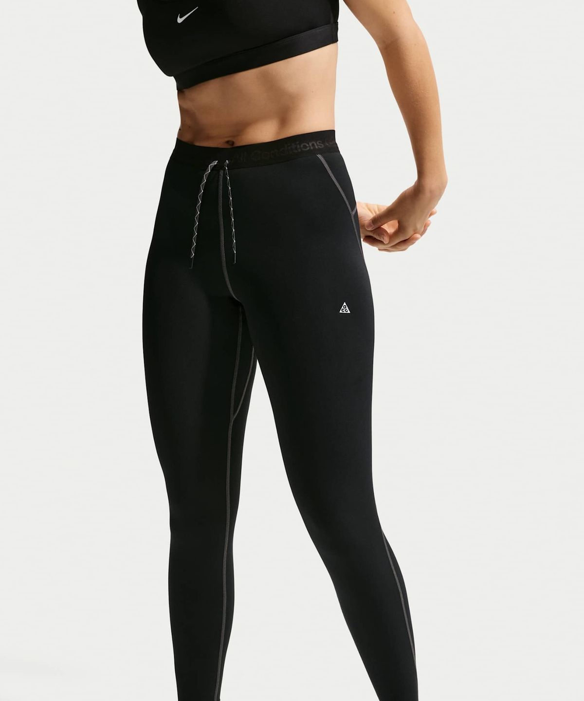 나이키(NIKE) ACG 와일드씨 드라이 핏 베이스 레이어 타이츠 W - 블랙:앤트러사이트:쿨 그레이:서밋 화이트 / IO0225-010
