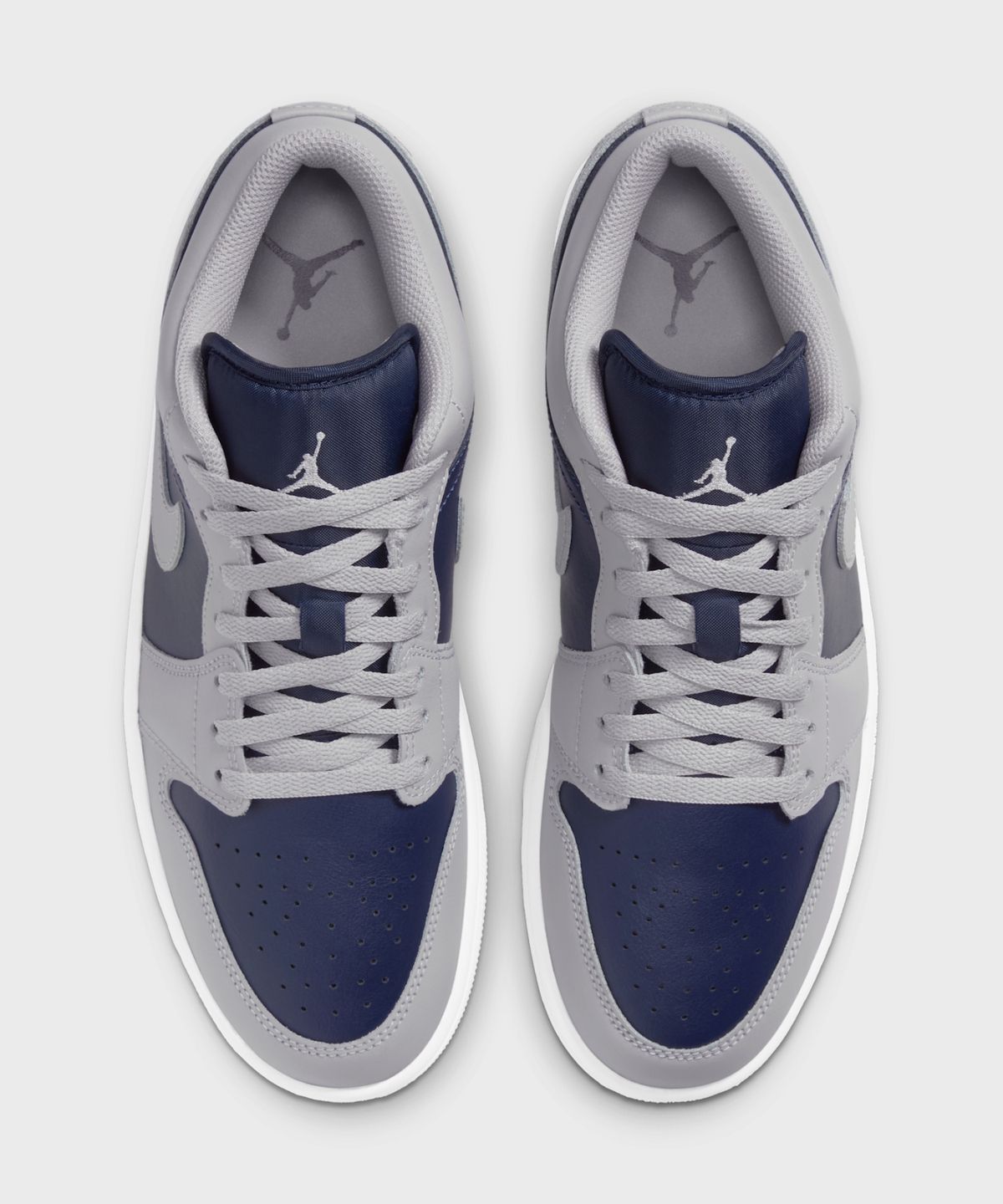 나이키(NIKE) 에어 조던 1 로우 M - 테크 그레이:화이트:칼리지 네이비 / 553558-058