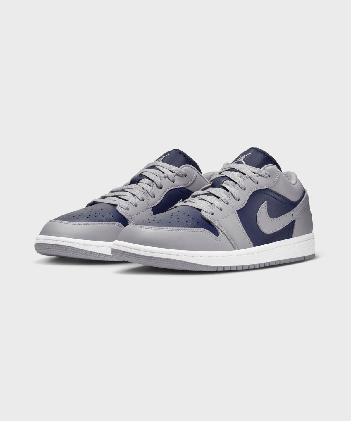 나이키(NIKE) 에어 조던 1 로우 M - 테크 그레이:화이트:칼리지 네이비 / 553558-058