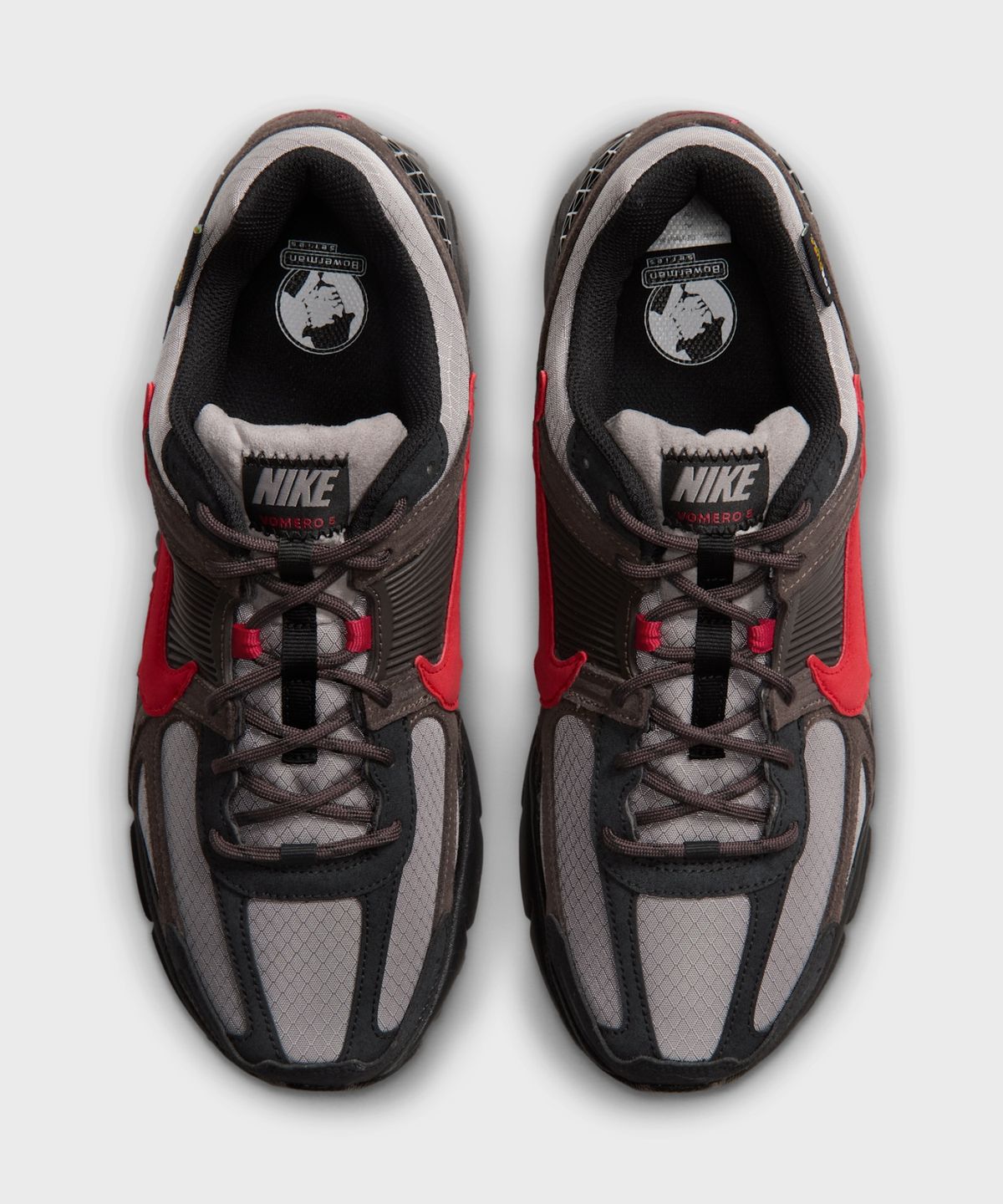 나이키(NIKE) 줌 보메로 5 CORDURA® M - 칼리지 그레이:바로크 브라운:블랙:유니버시티 레드 / IQ0380-001