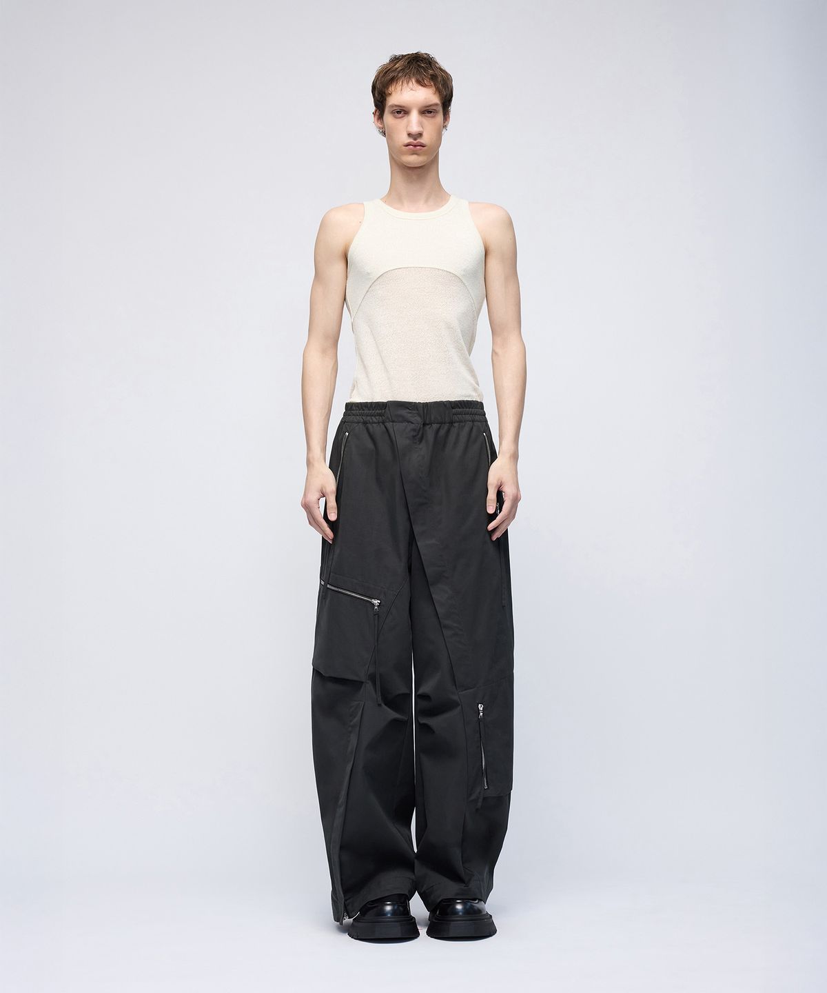 몰프(MORPH) Titane Multi Zip Cargo Pants