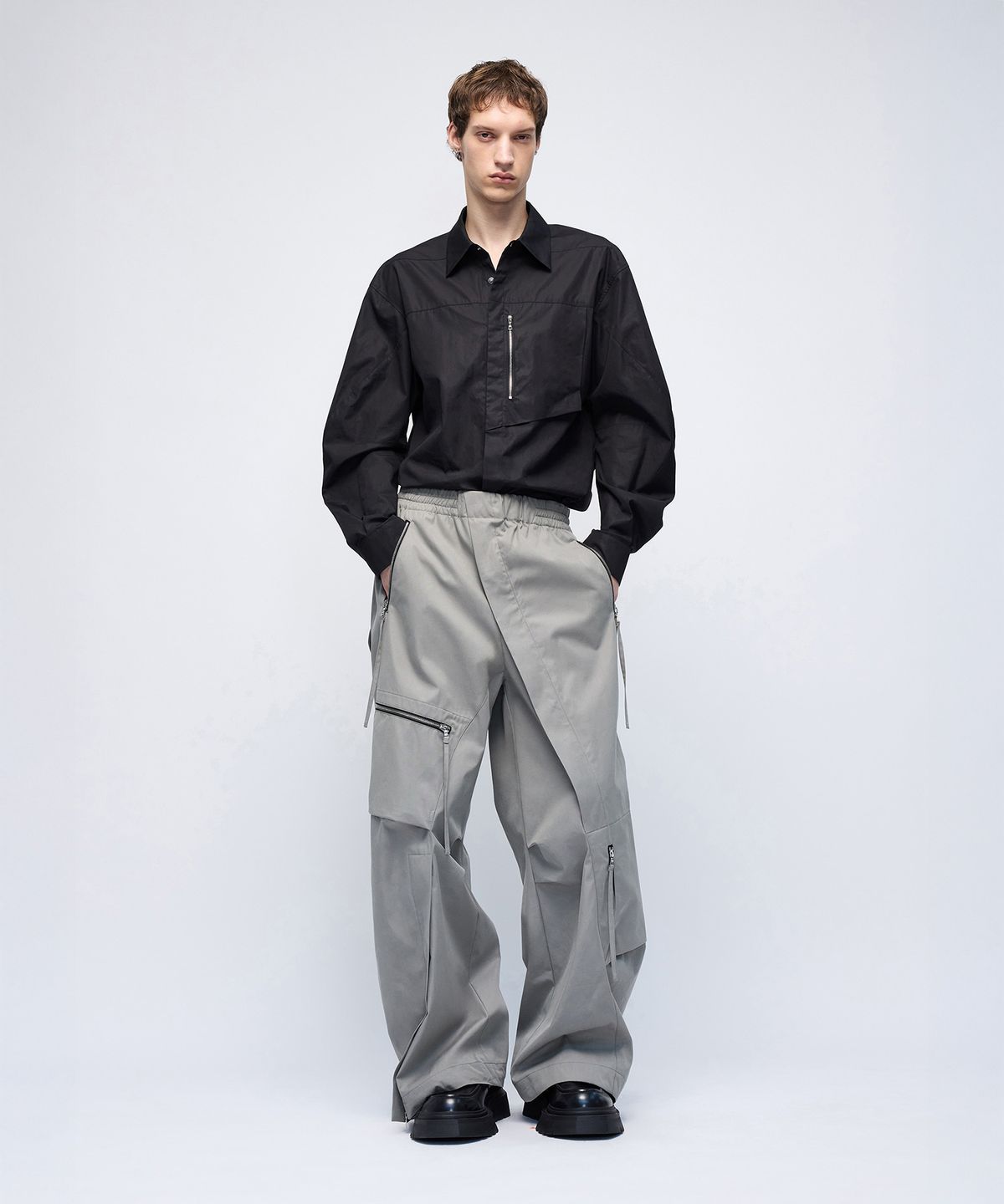몰프(MORPH) Titane Multi Zip Cargo Pants