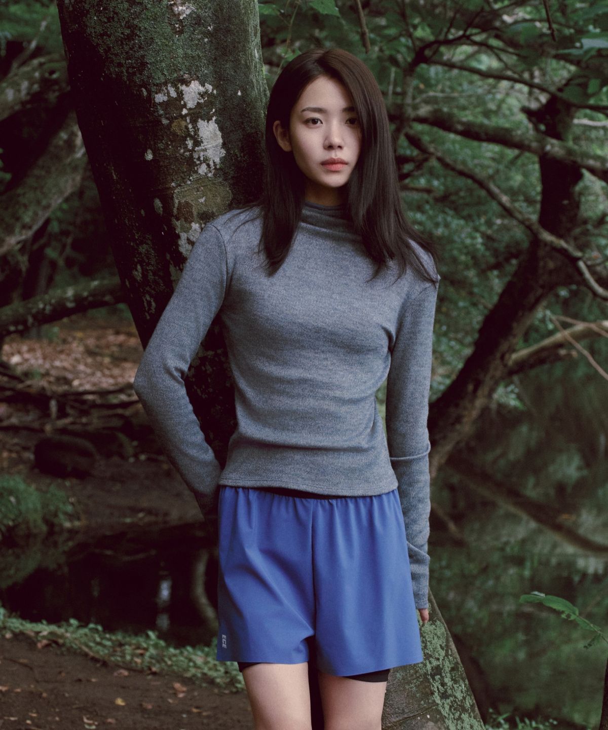 얼스캄에라(EARTH CALM ERA) 멜로우 니티드 후드_2컬러