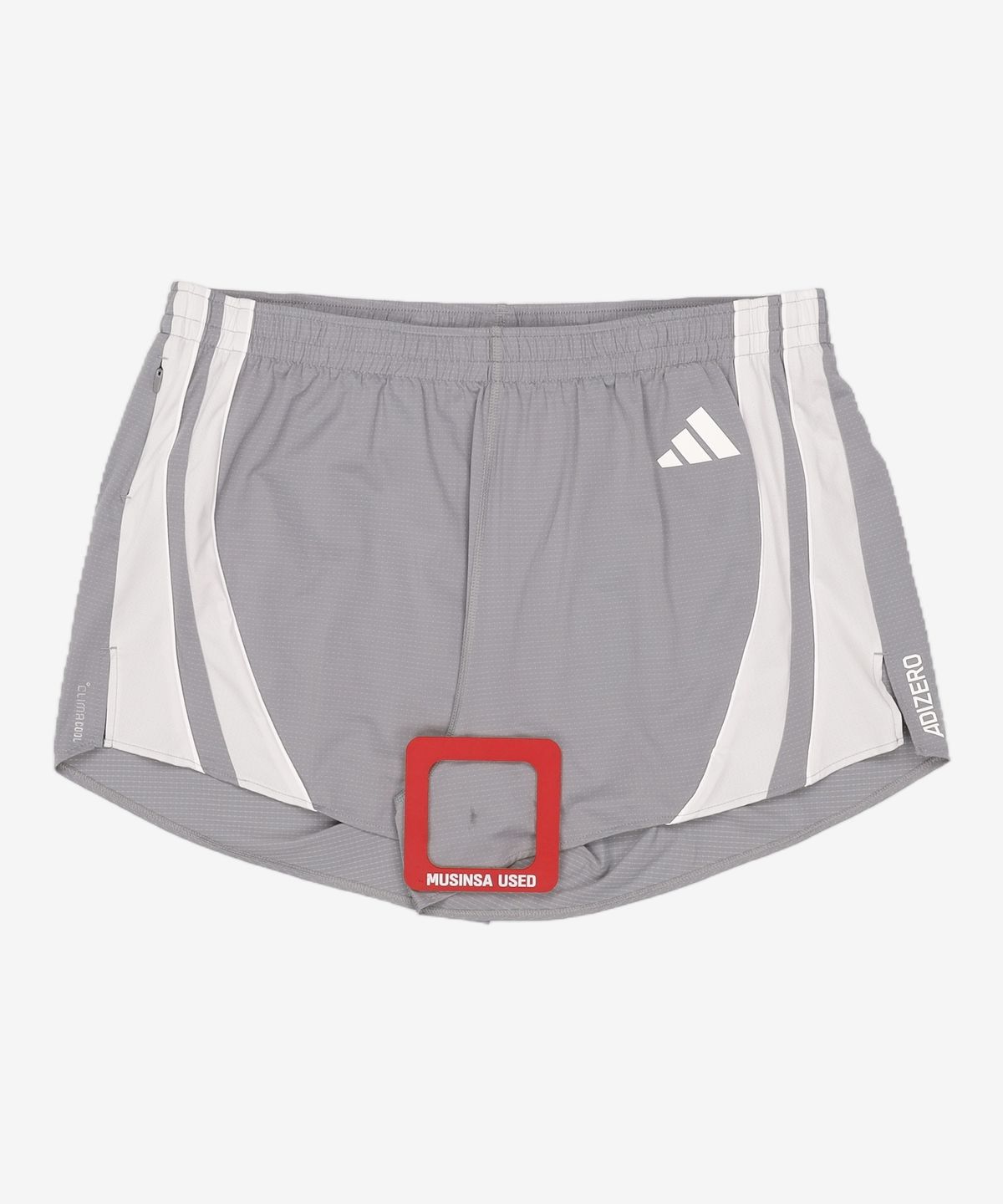 아디다스(ADIDAS) 아디제로 아카이브 러닝 쇼츠 - 그레이 / KH1056 XXL