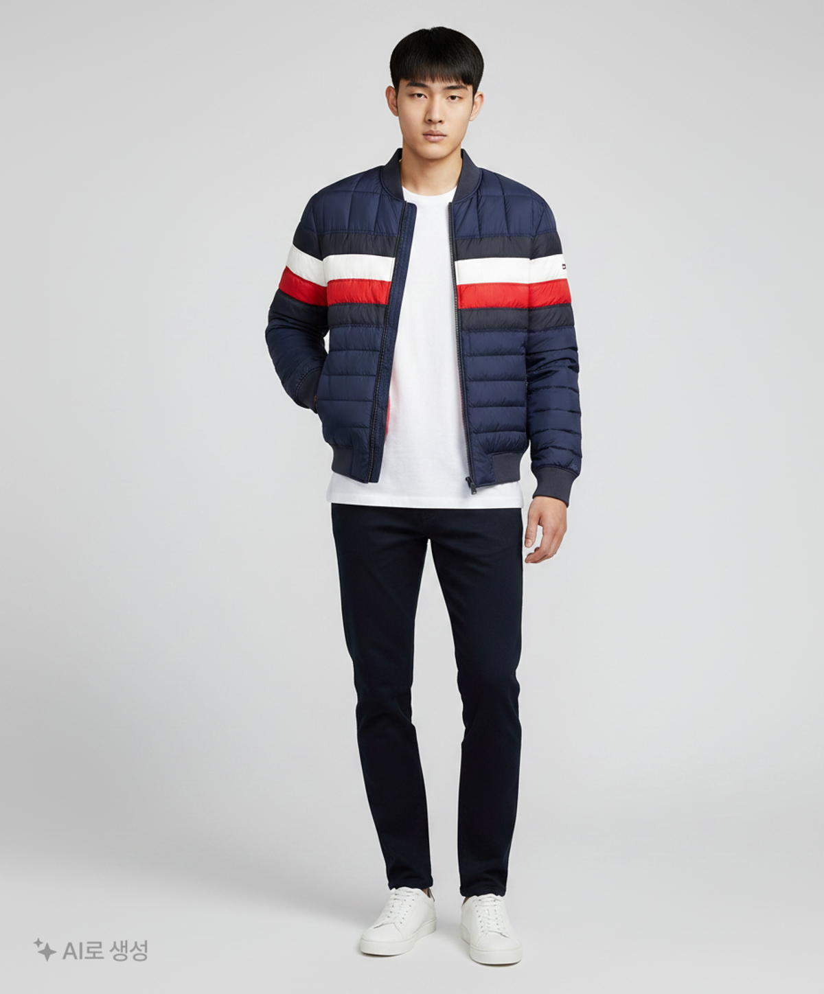 타미힐피거(TOMMY HILFIGER) 숏 패딩/숏 헤비 아우터 L
