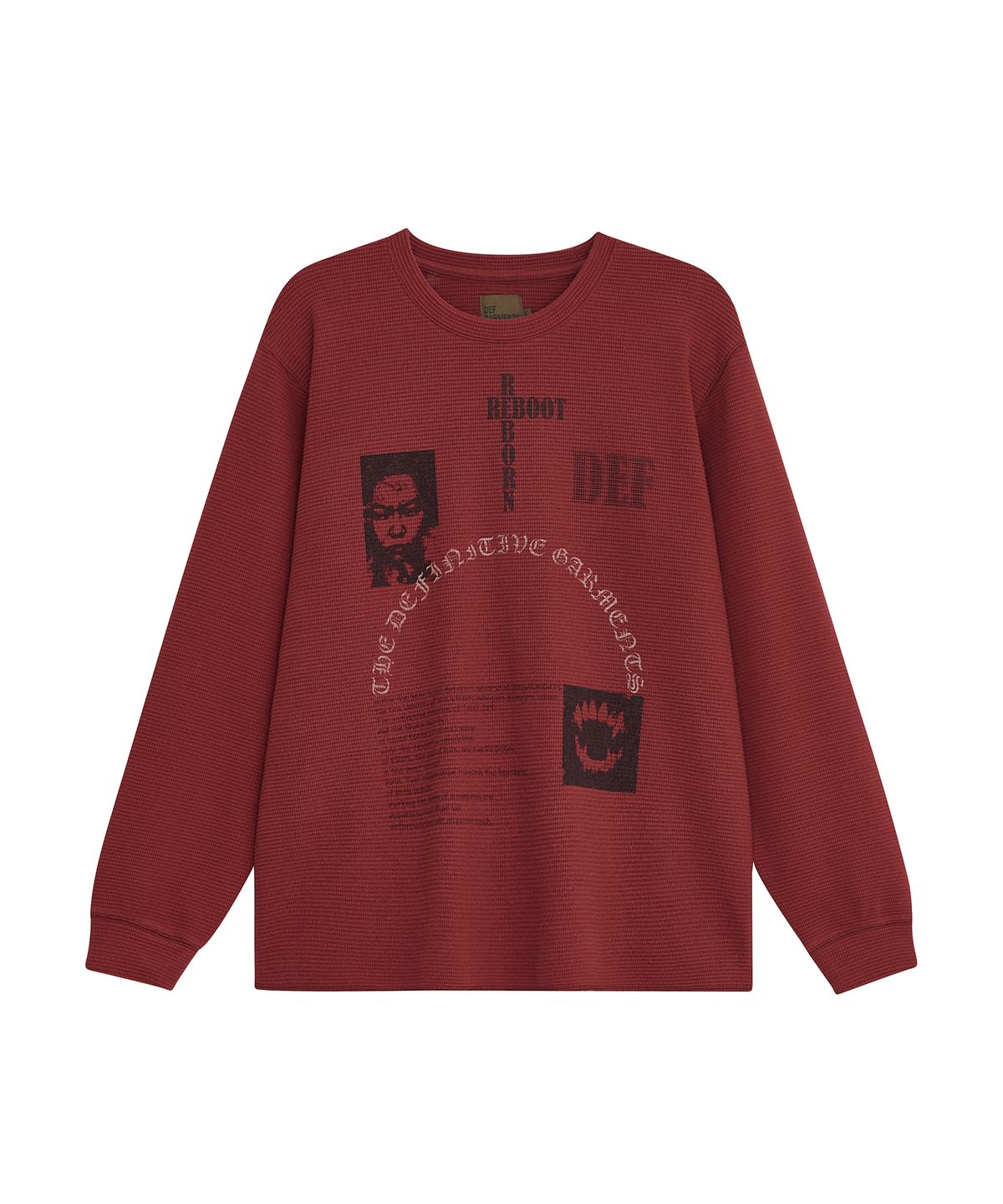 데프가먼츠(DEFGARMENTS) (DEFG X 홍또기) REBOOT WAFFLE LONGSLEEVE [3COLOR]