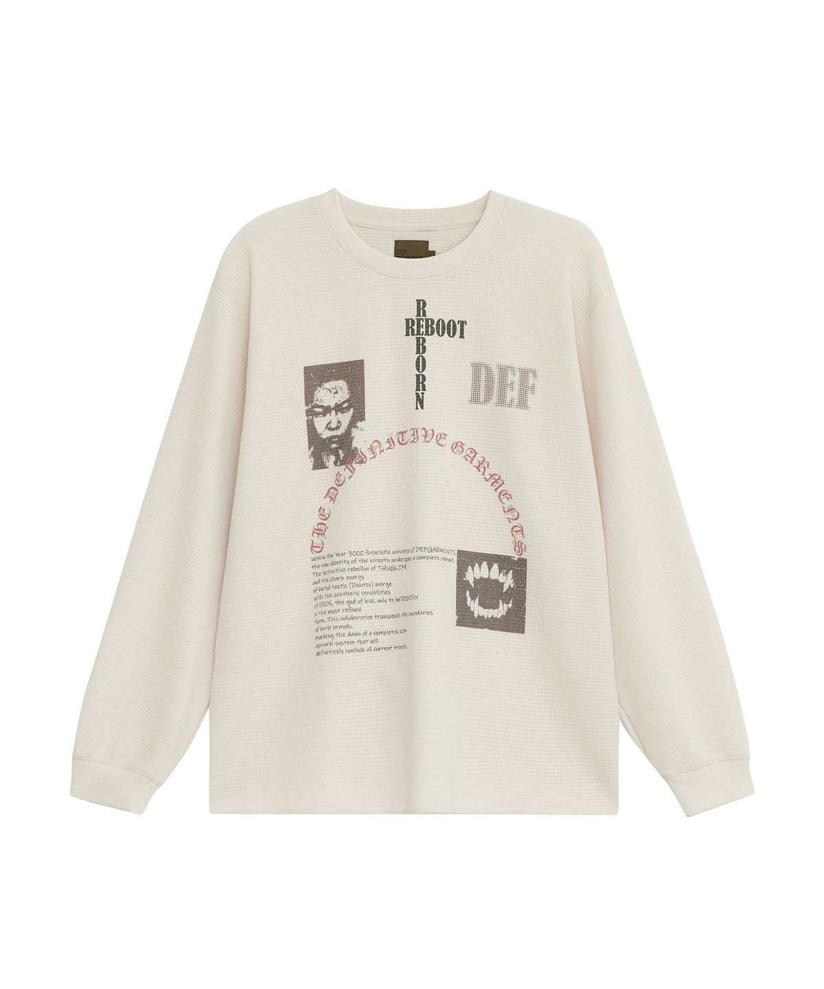 데프가먼츠(DEFGARMENTS) (DEFG X 홍또기) REBOOT WAFFLE LONGSLEEVE [3COLOR]