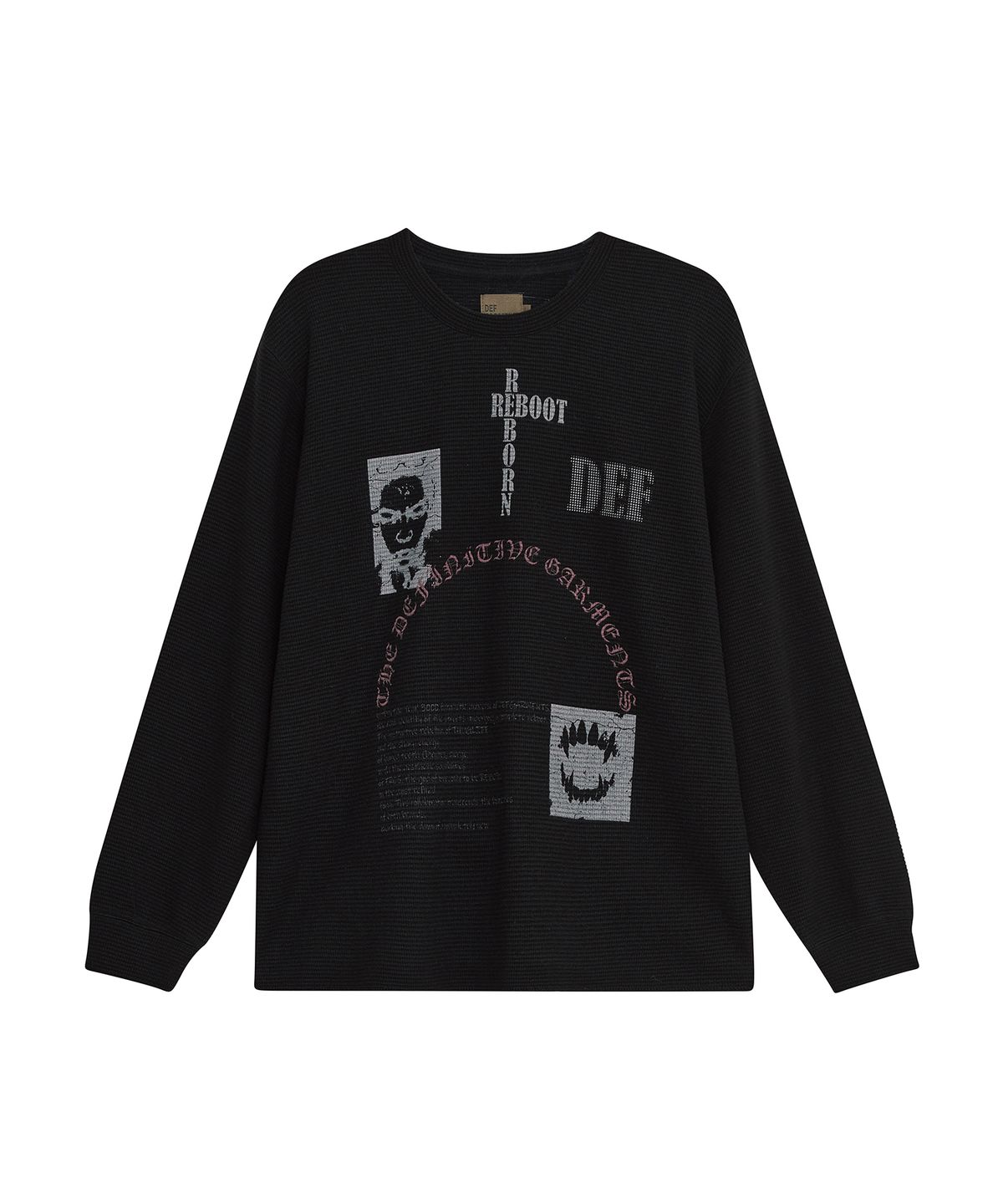 데프가먼츠(DEFGARMENTS) (DEFG X 홍또기) REBOOT WAFFLE LONGSLEEVE [3COLOR]
