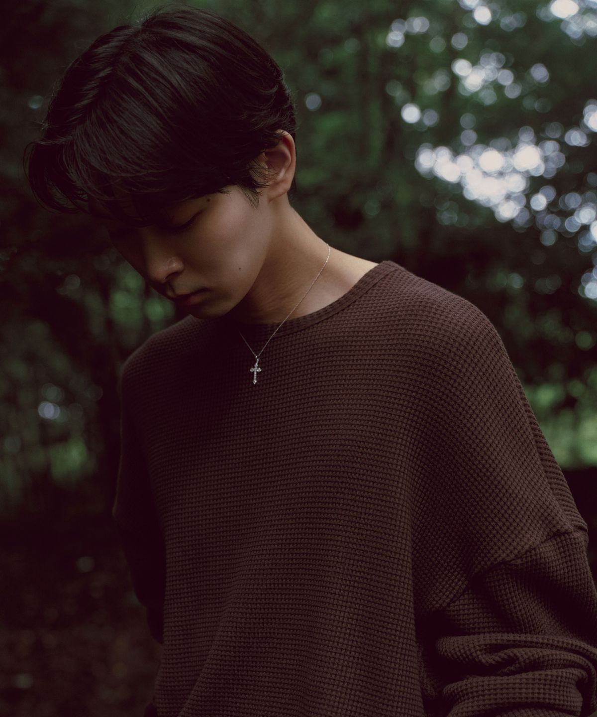 얼스캄에라(EARTH CALM ERA) 와플 오버핏 롱슬리브_2컬러