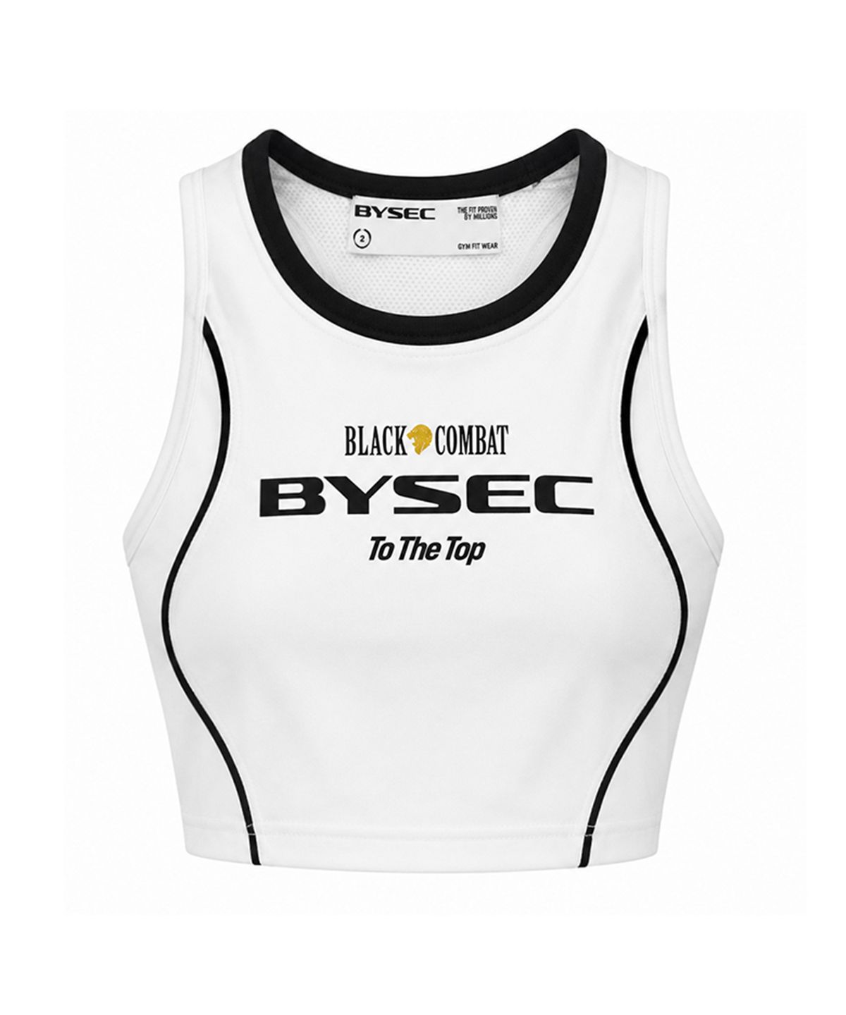 바이젝(BYSEC) [BYSEC X BLACKCOMBAT] POLYSPAN PING BRA TOP