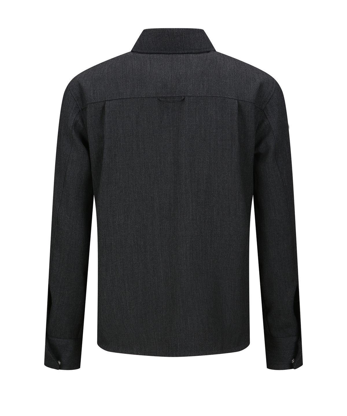 몰프(MORPH) Divided Wool Jacquard Zip Shirt