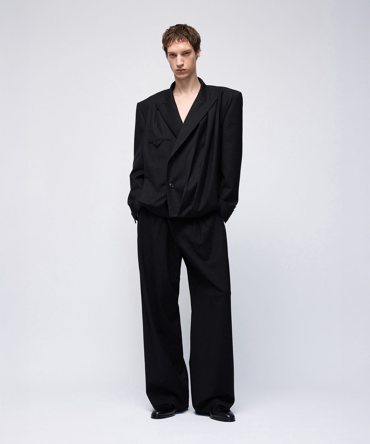 몰프(MORPH) Organism Wool Double Breasted Jacket