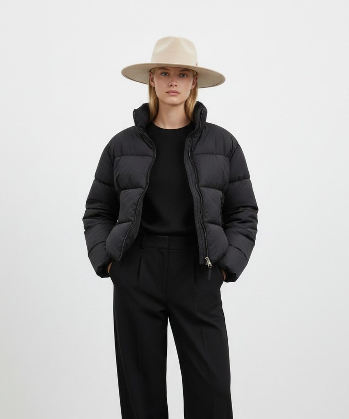 유니버셜 케미스트리(UNIVERSAL CHEMISTRY) V Ivory Wool Fedora 페도라