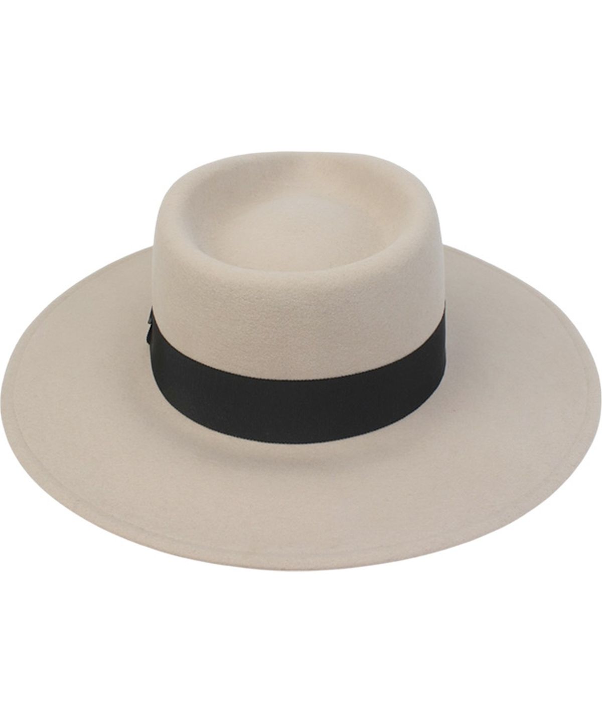 유니버셜 케미스트리(UNIVERSAL CHEMISTRY) V BK Line Ivory Wool Fedora 페도라