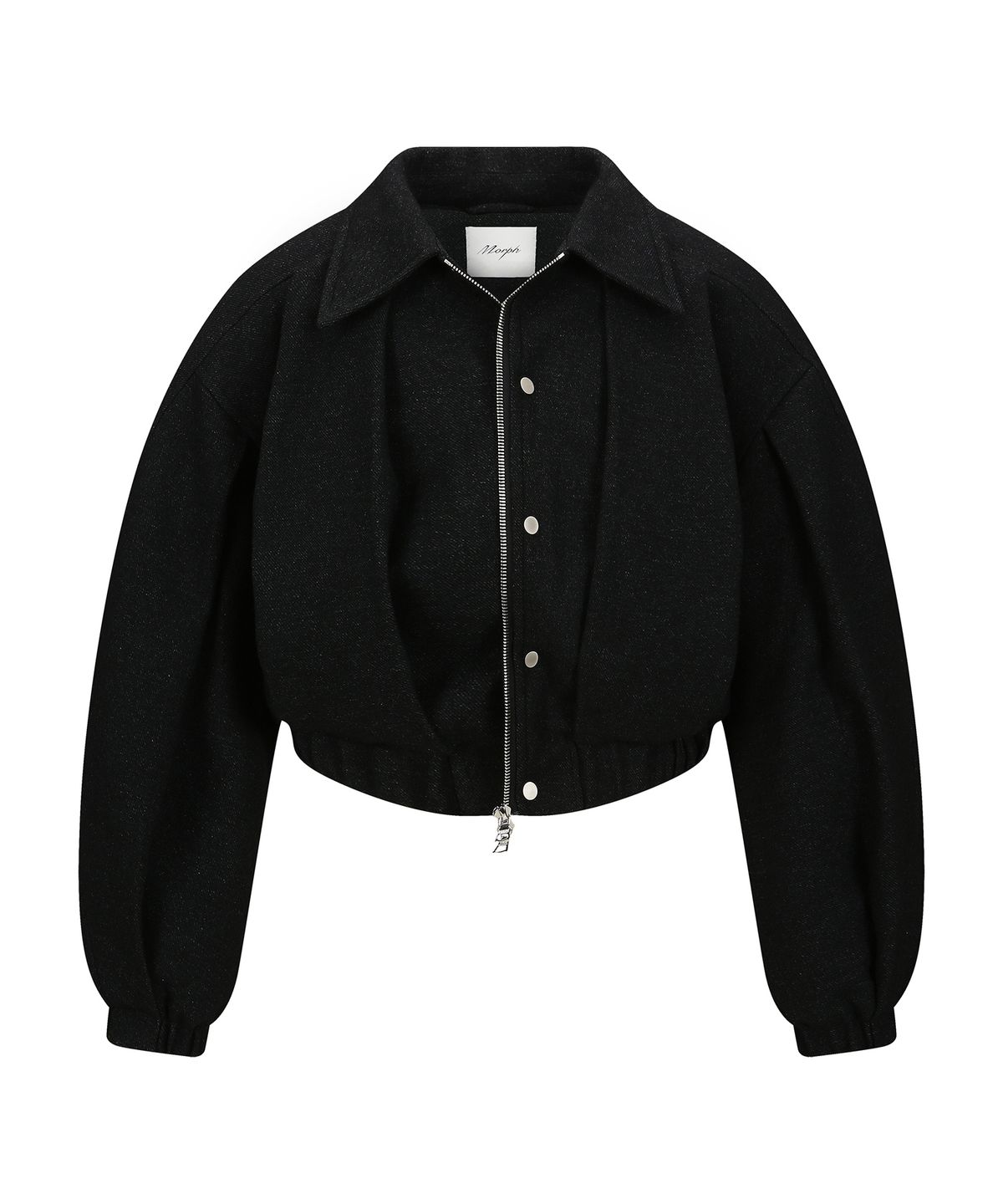 몰프(MORPH) Organism Pleated Double-Closure Bomber Jacket
