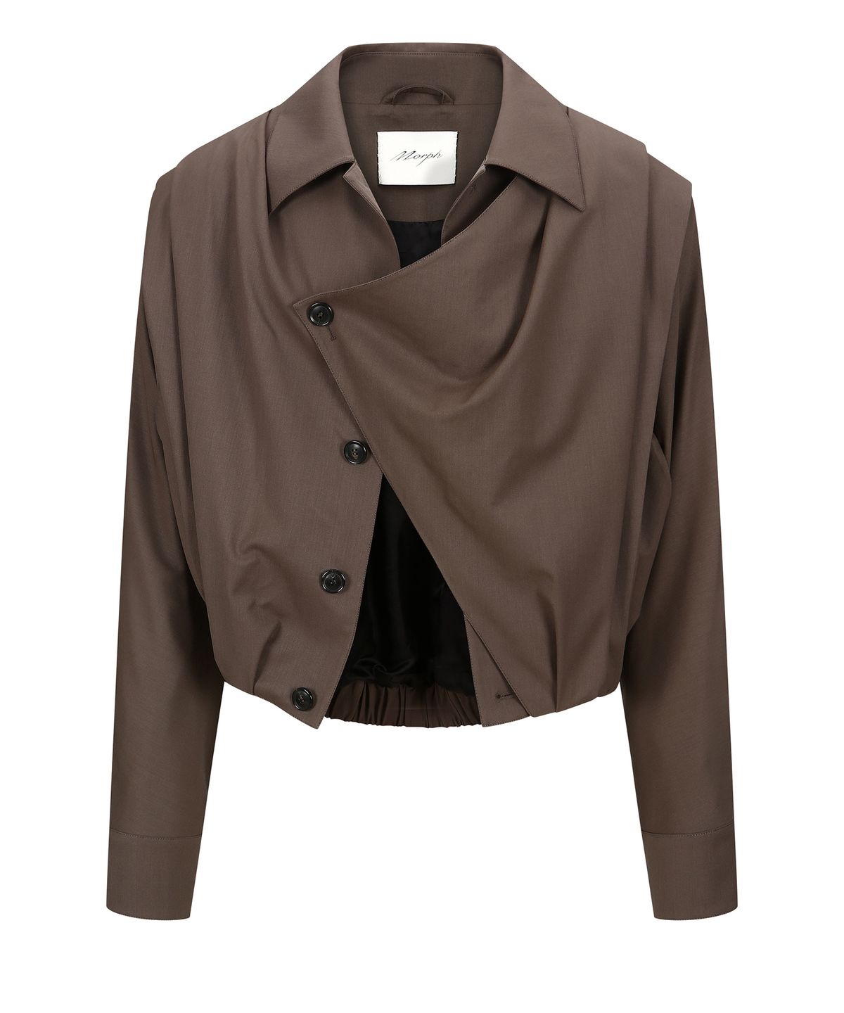 몰프(MORPH) Organism Wool Draped Blouson