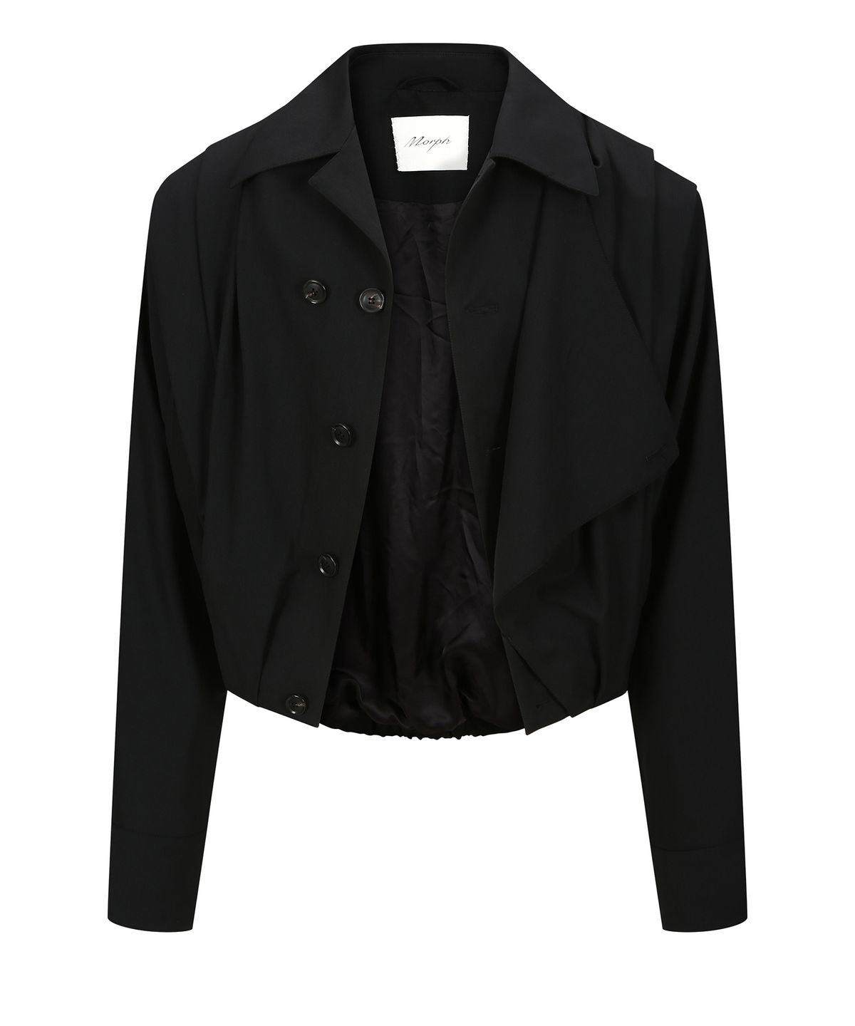 몰프(MORPH) Organism Wool Draped Blouson