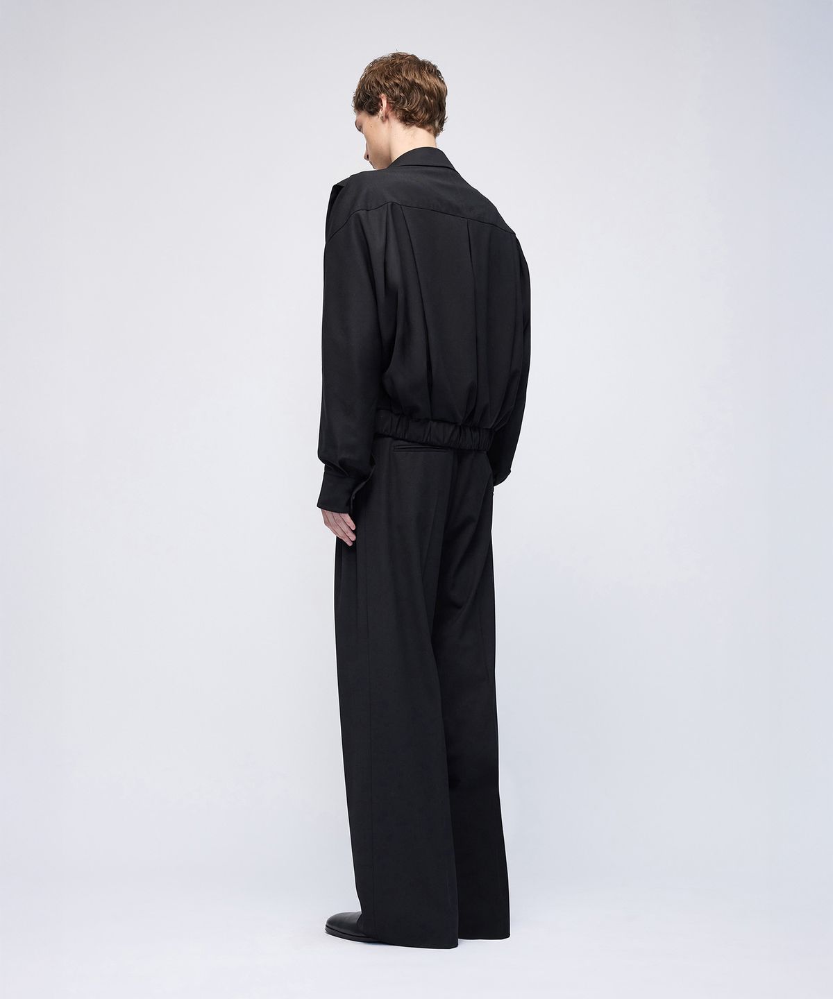 몰프(MORPH) Organism Wool Draped Blouson