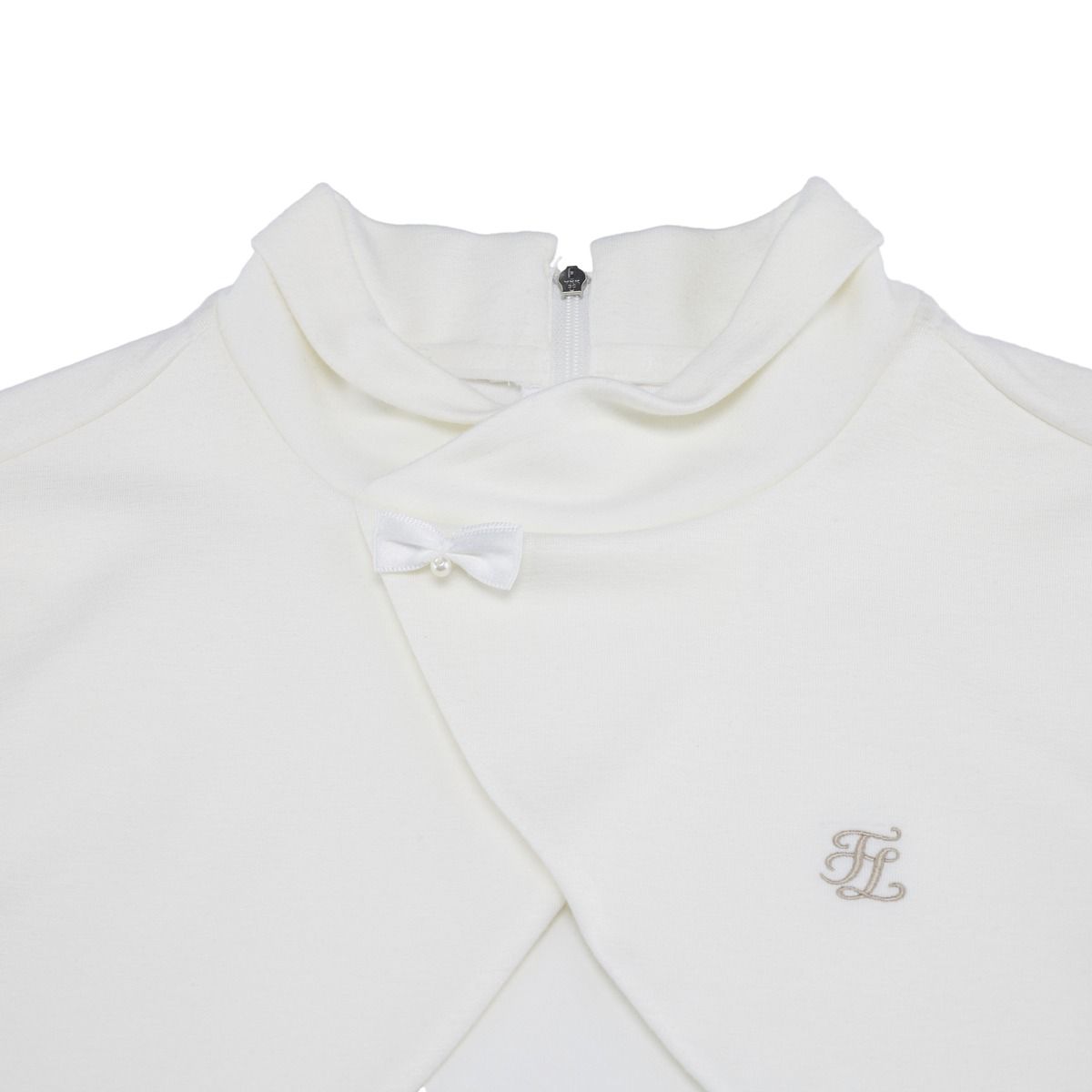 페어라이어 골프(FAIRLIAR GOLF) 레이어드 볼레로 티셔츠 (아이보리)
