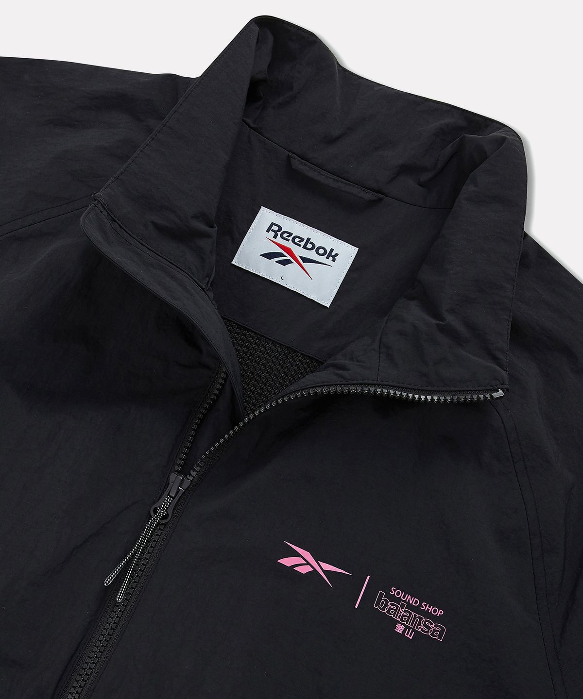리복(REEBOK) [리복x발란사] 우븐 트랙 자켓 - 블랙