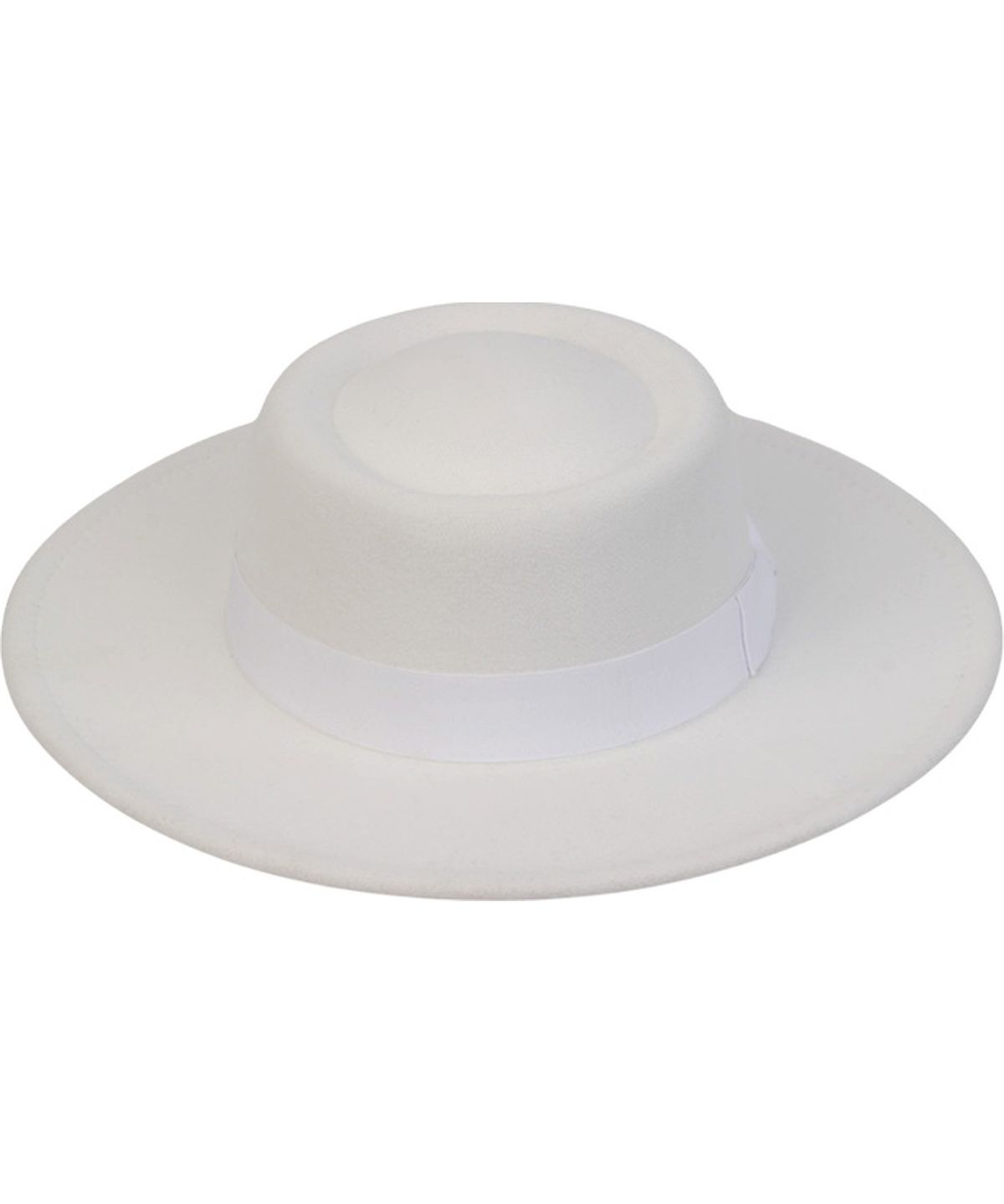 유니버셜 케미스트리(UNIVERSAL CHEMISTRY) Wool White Ribbon Long Fedora 페도라