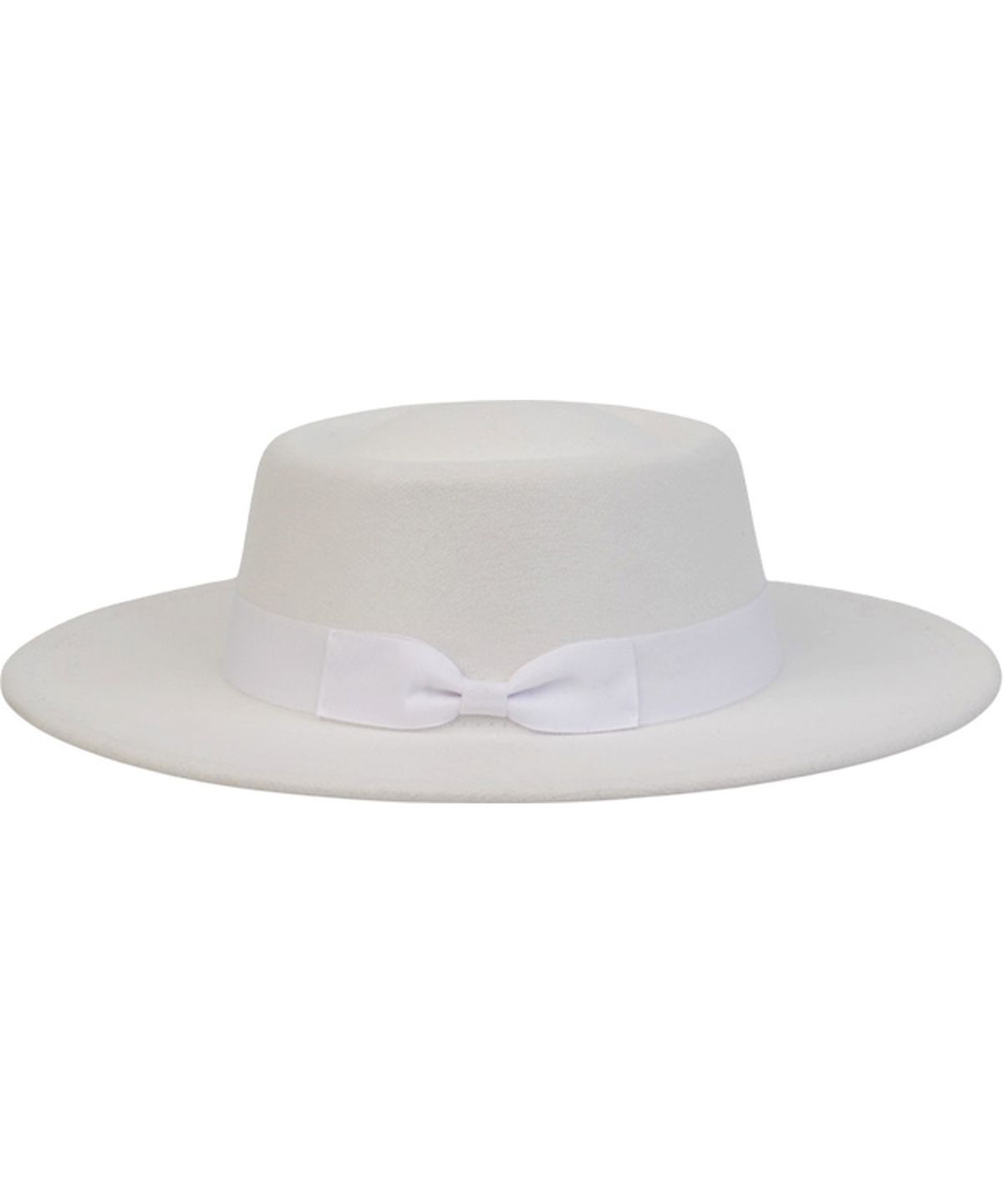 유니버셜 케미스트리(UNIVERSAL CHEMISTRY) Wool White Ribbon Long Fedora 페도라