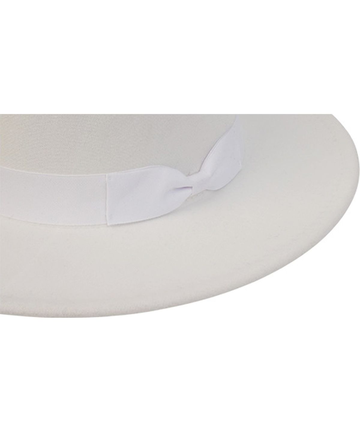 유니버셜 케미스트리(UNIVERSAL CHEMISTRY) Wool White Ribbon Long Fedora 페도라