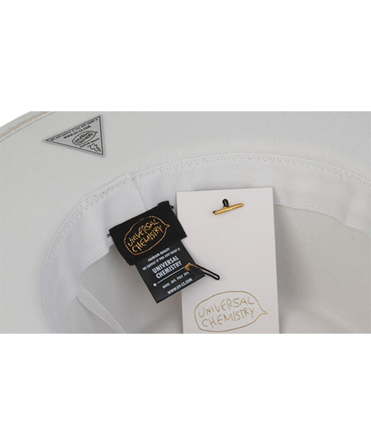 유니버셜 케미스트리(UNIVERSAL CHEMISTRY) Wool White Ribbon Long Fedora 페도라