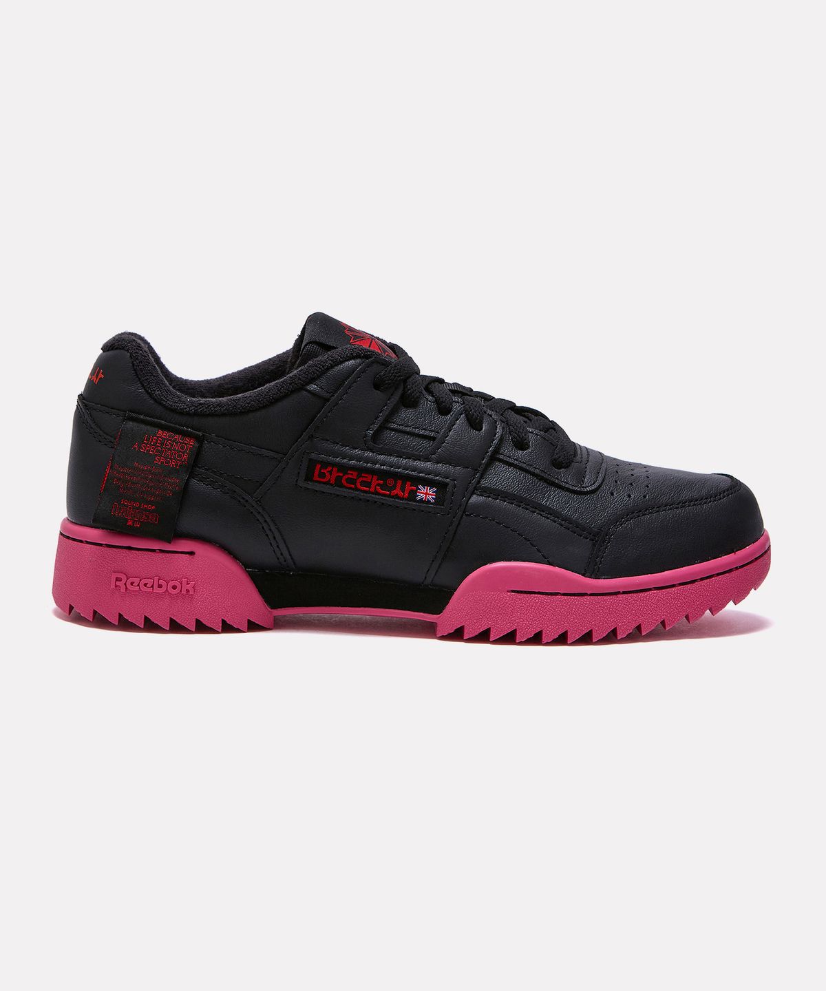 리복(REEBOK) [리복x발란사] 워크아웃 플러스 리플 - 블랙