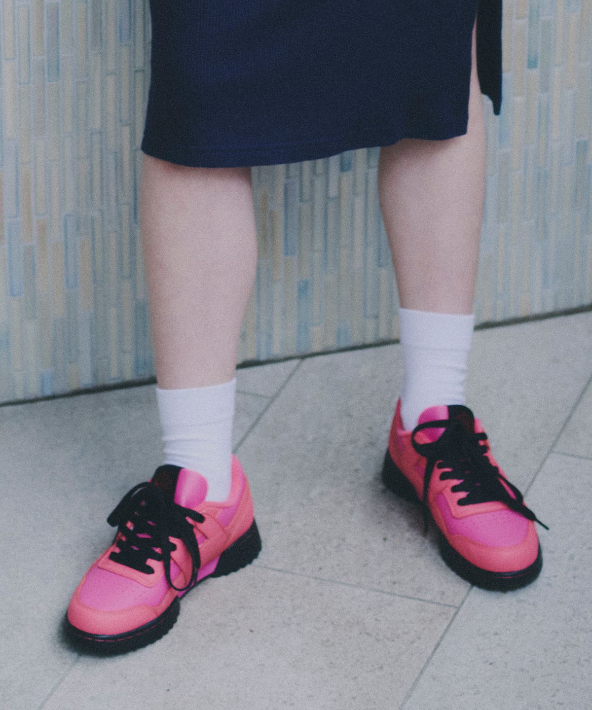 리복(REEBOK) [리복x발란사] 워크아웃 플러스 리플 - 핑크