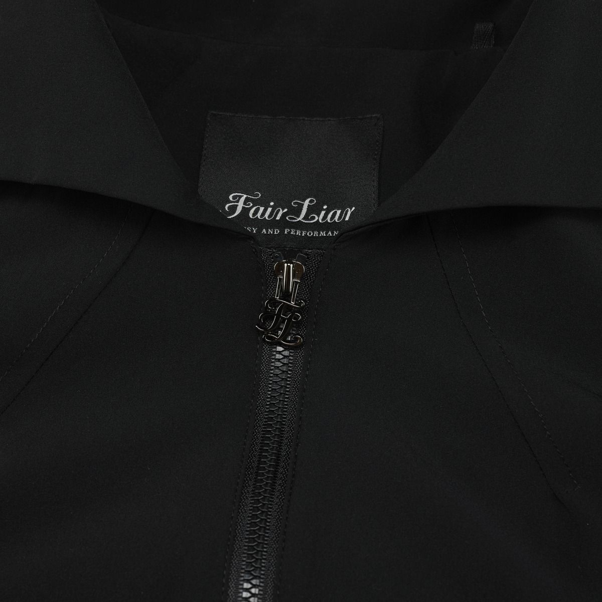 페어라이어 골프(FAIRLIAR GOLF) 카라 블루종 점퍼 (블랙)