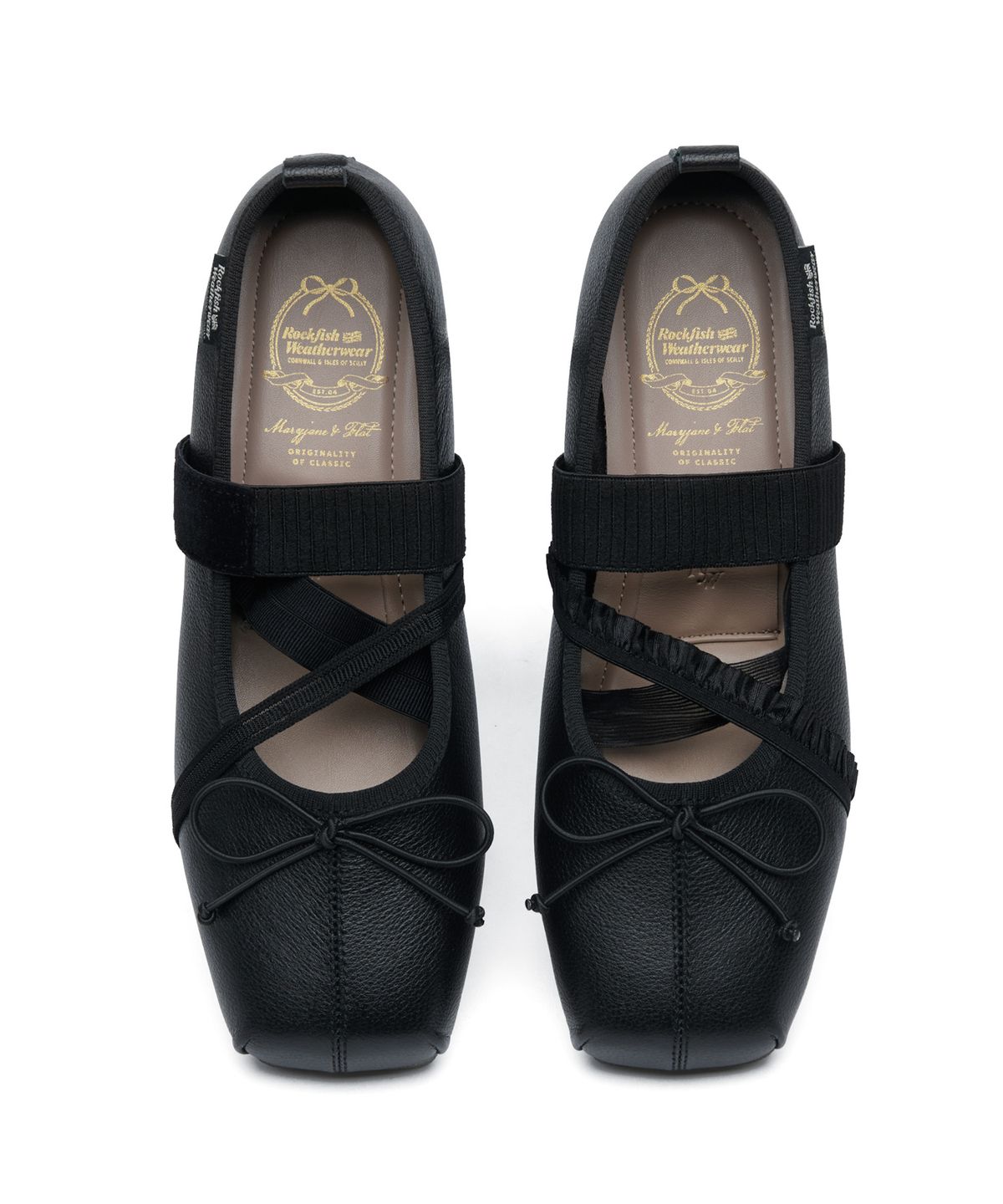 락피쉬웨더웨어(ROCKFISH WEATHERWEAR) BANDING BALLET FLATS(LEATHER) - 4 colors