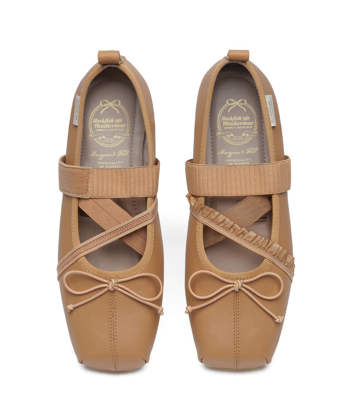 락피쉬웨더웨어(ROCKFISH WEATHERWEAR) BANDING BALLET FLATS(LEATHER) - 4 colors