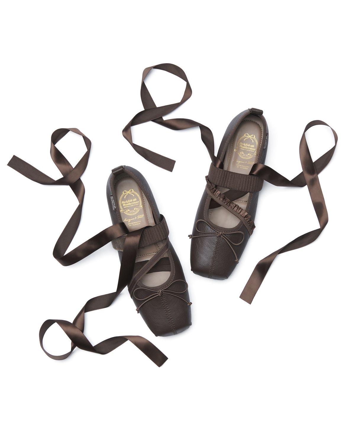 락피쉬웨더웨어(ROCKFISH WEATHERWEAR) BANDING BALLET FLATS(LEATHER) - 4 colors