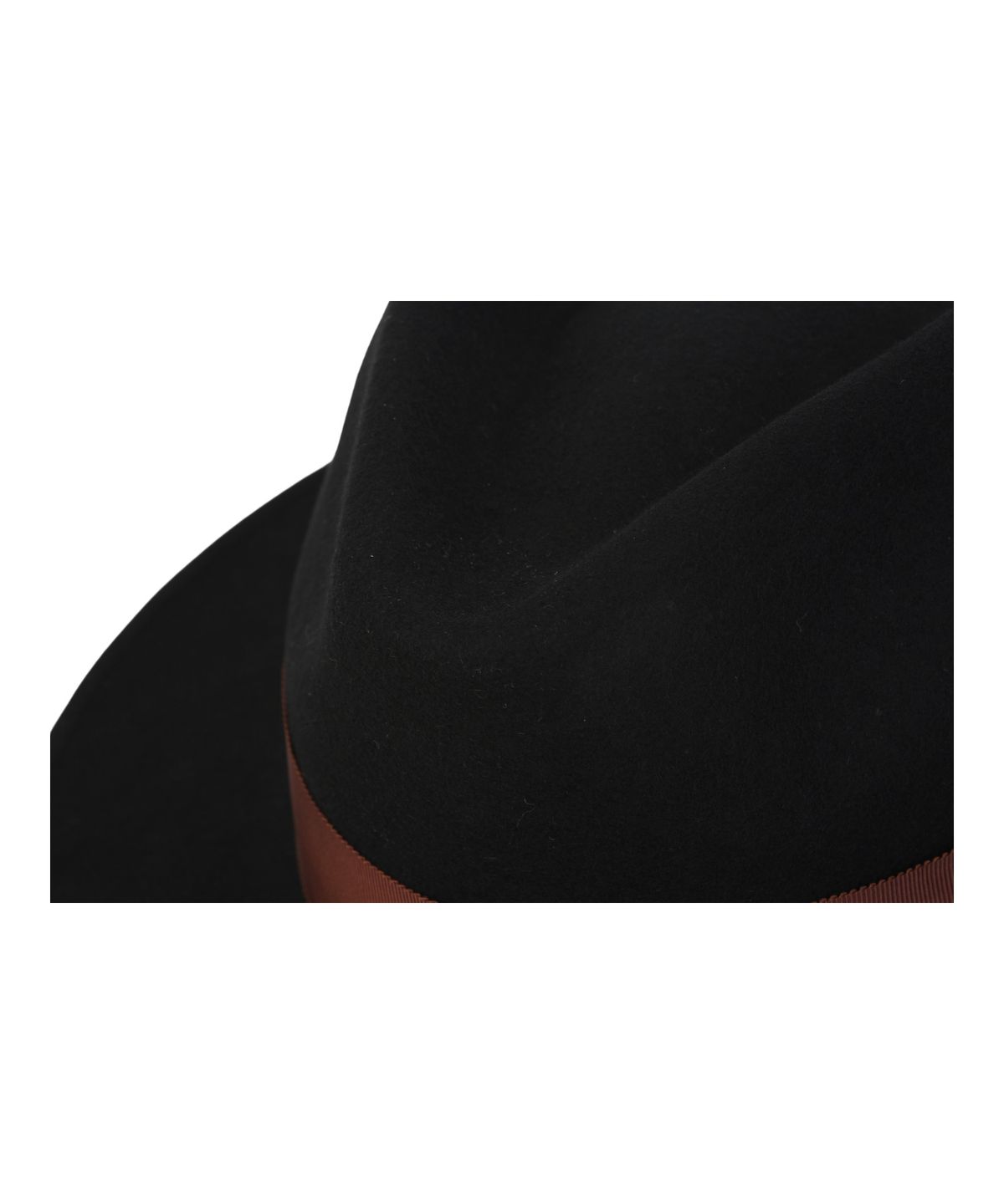 유니버셜 케미스트리(UNIVERSAL CHEMISTRY) Big Size BR Line Wool Black Fedora 페도라