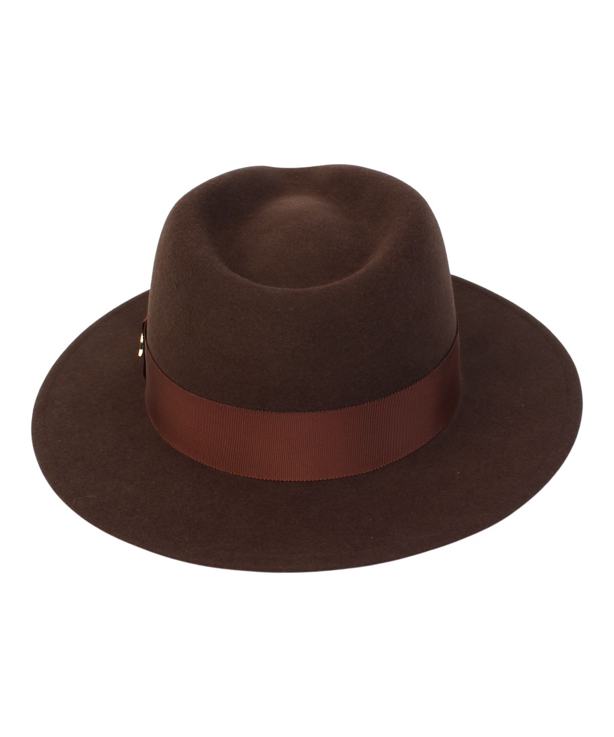 유니버셜 케미스트리(UNIVERSAL CHEMISTRY) Big Size BR Line Wool Brown Fedora 페도라