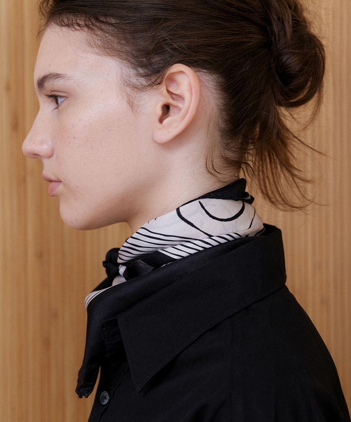 오블라(OVLA) rose archive silk scarf 2color SC011