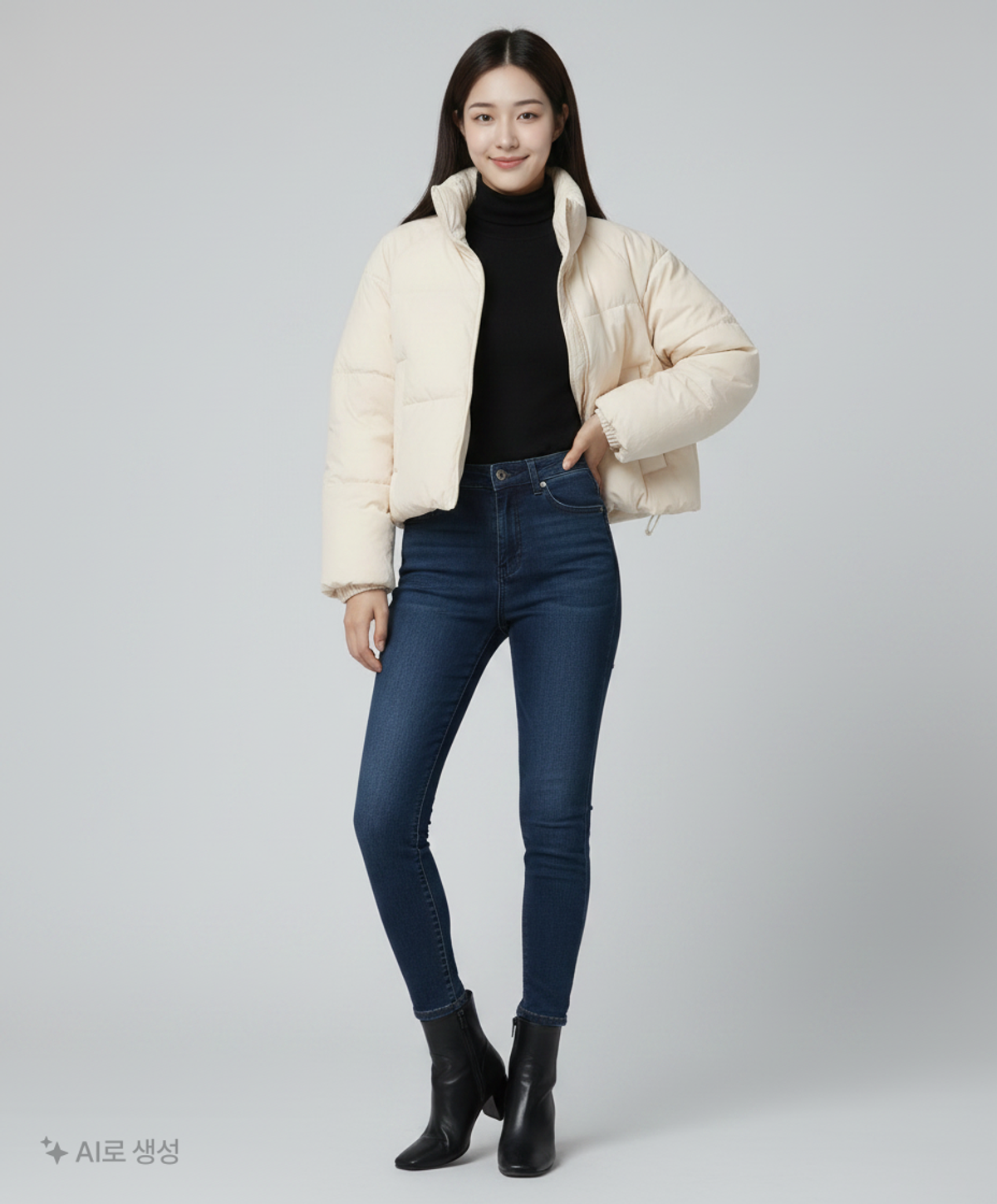 스파오(SPAO) 숏 패딩/숏 헤비 아우터 M