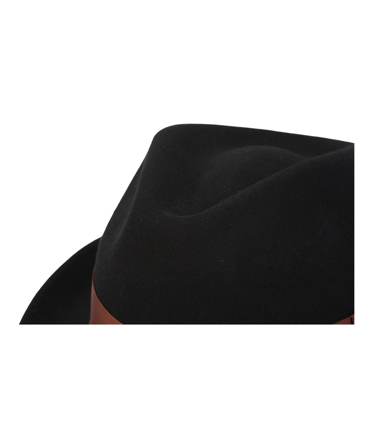 유니버셜 케미스트리(UNIVERSAL CHEMISTRY) Big Size BU BR Line Black Wool Fedora 페도라
