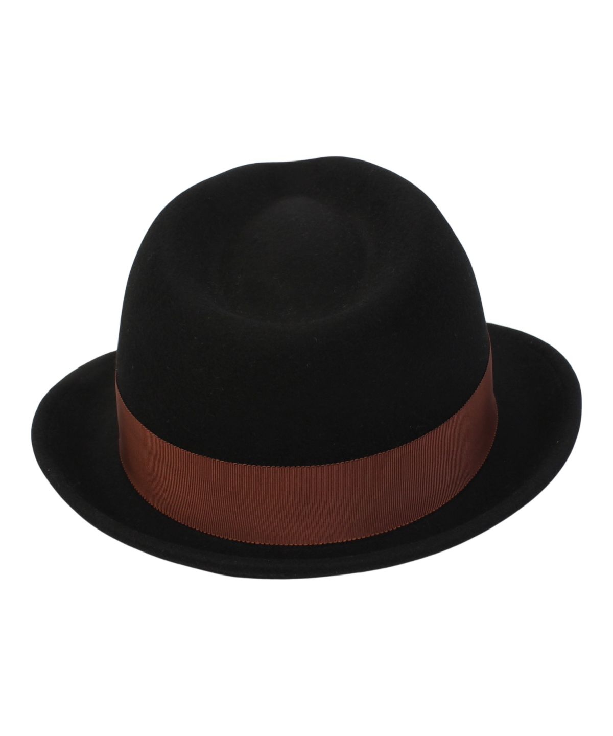 유니버셜 케미스트리(UNIVERSAL CHEMISTRY) Big Size BU BR Line Black Wool Fedora 페도라