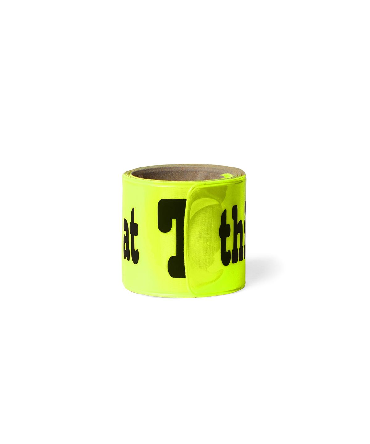 디스이즈네버댓(THISISNEVERTHAT) T.H.A.T. SPORTS Reflective Snap Band Neon Yellow