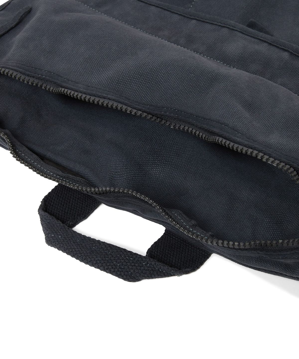 디스이즈네버댓(THISISNEVERTHAT) Overdyed Canvas Messenger Bag Charcoal