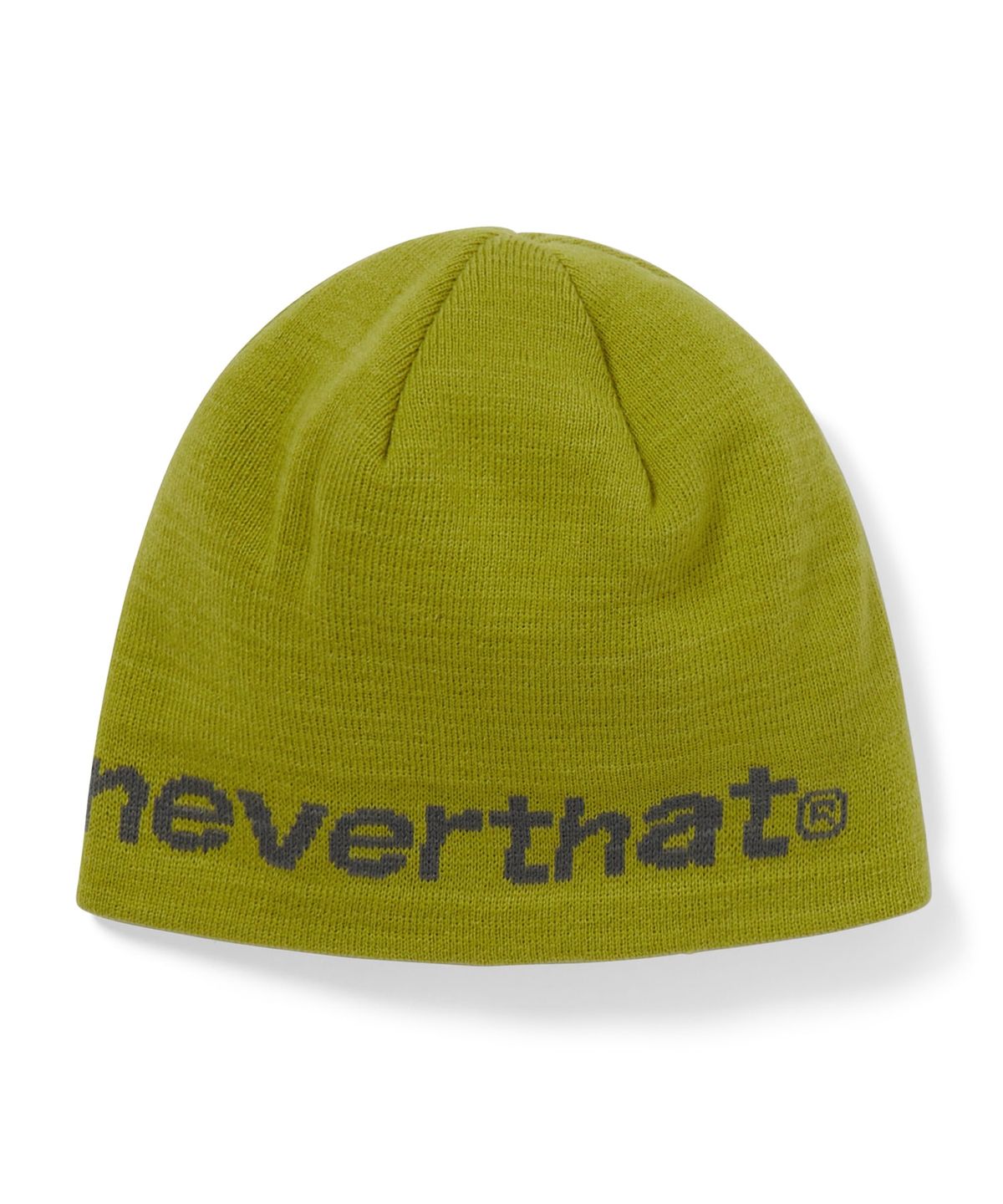 디스이즈네버댓(THISISNEVERTHAT) SP-Logo No Cuff Beanie Lime