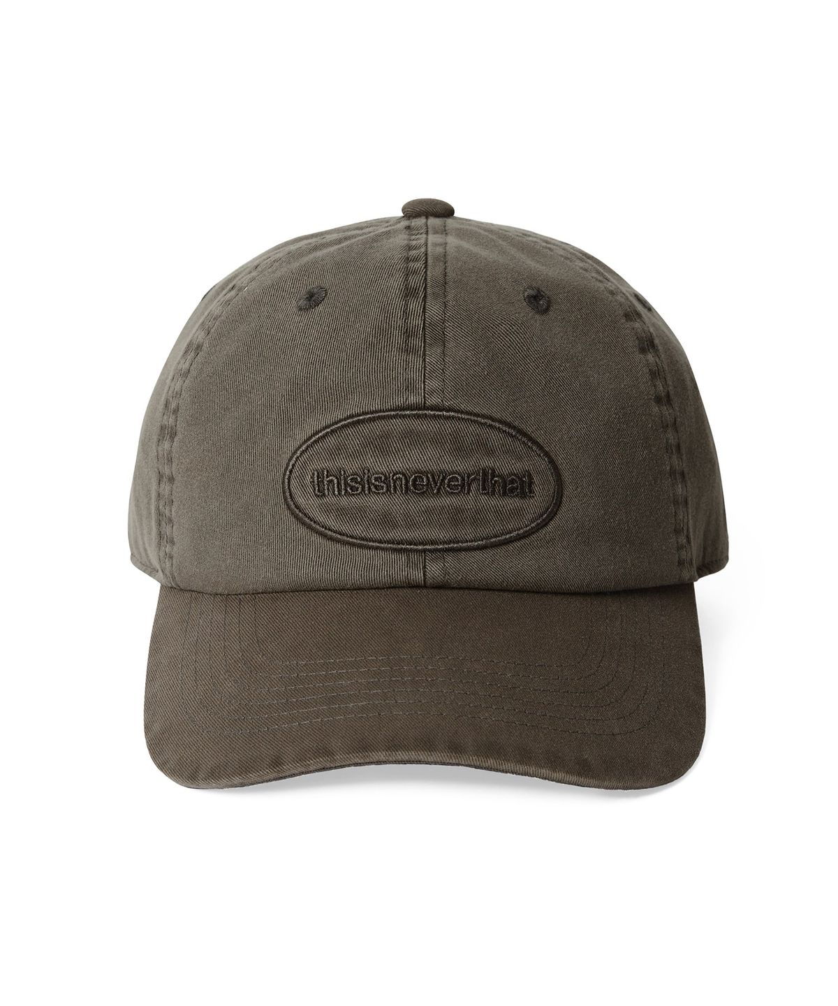 디스이즈네버댓(THISISNEVERTHAT) Overdyed E/T-Logo Cap Charcoal
