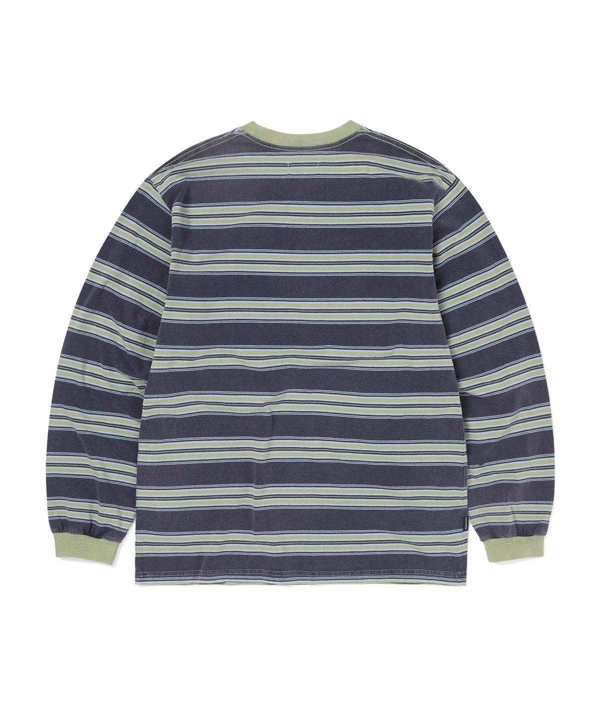 디스이즈네버댓(THISISNEVERTHAT) Striped L/S Tee Navy